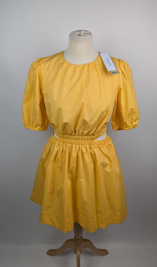 Forever New Ryan Cut Out Mini Dress - Yellow
