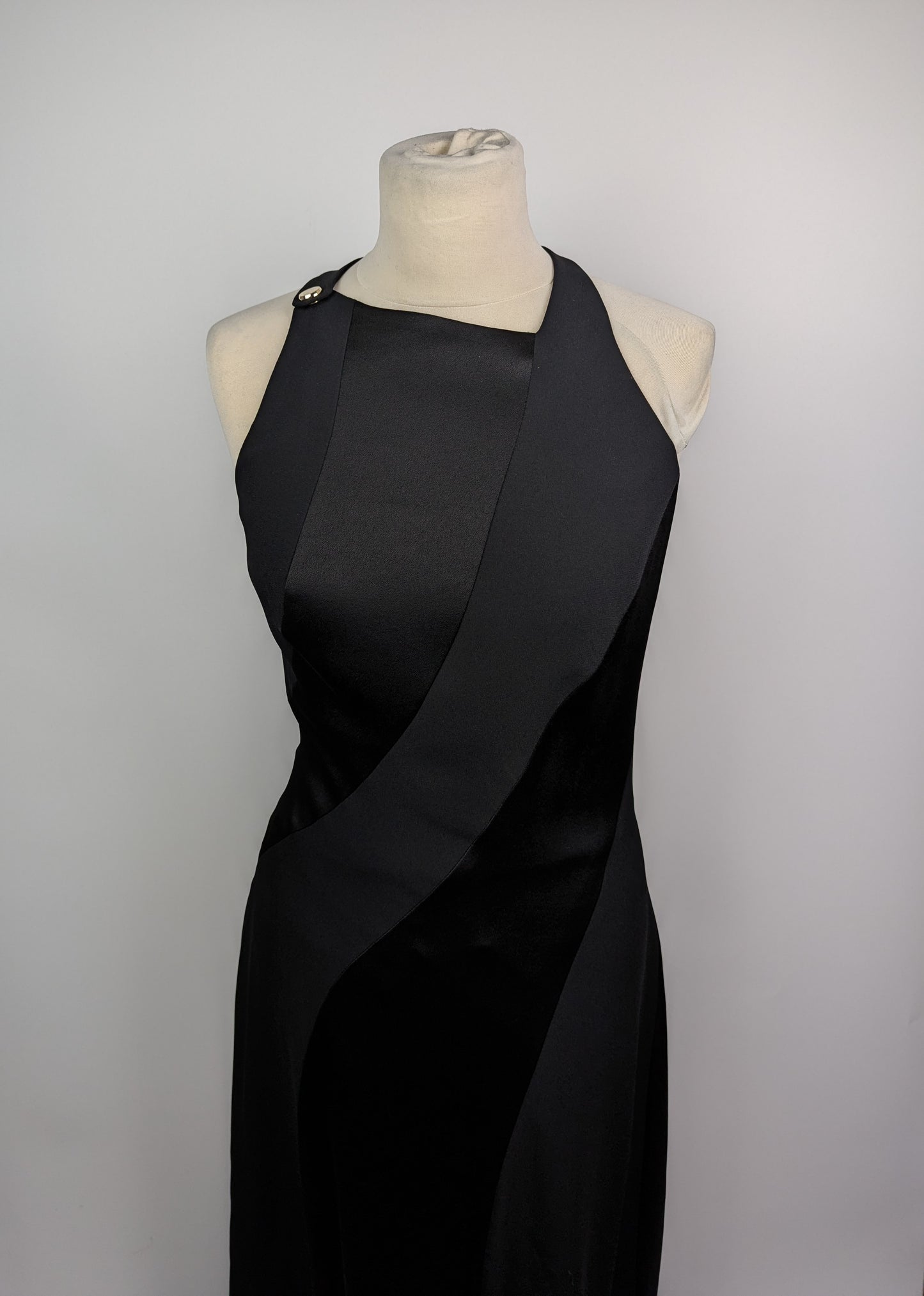 Karen Millen Stripe Panelled Dress - Black