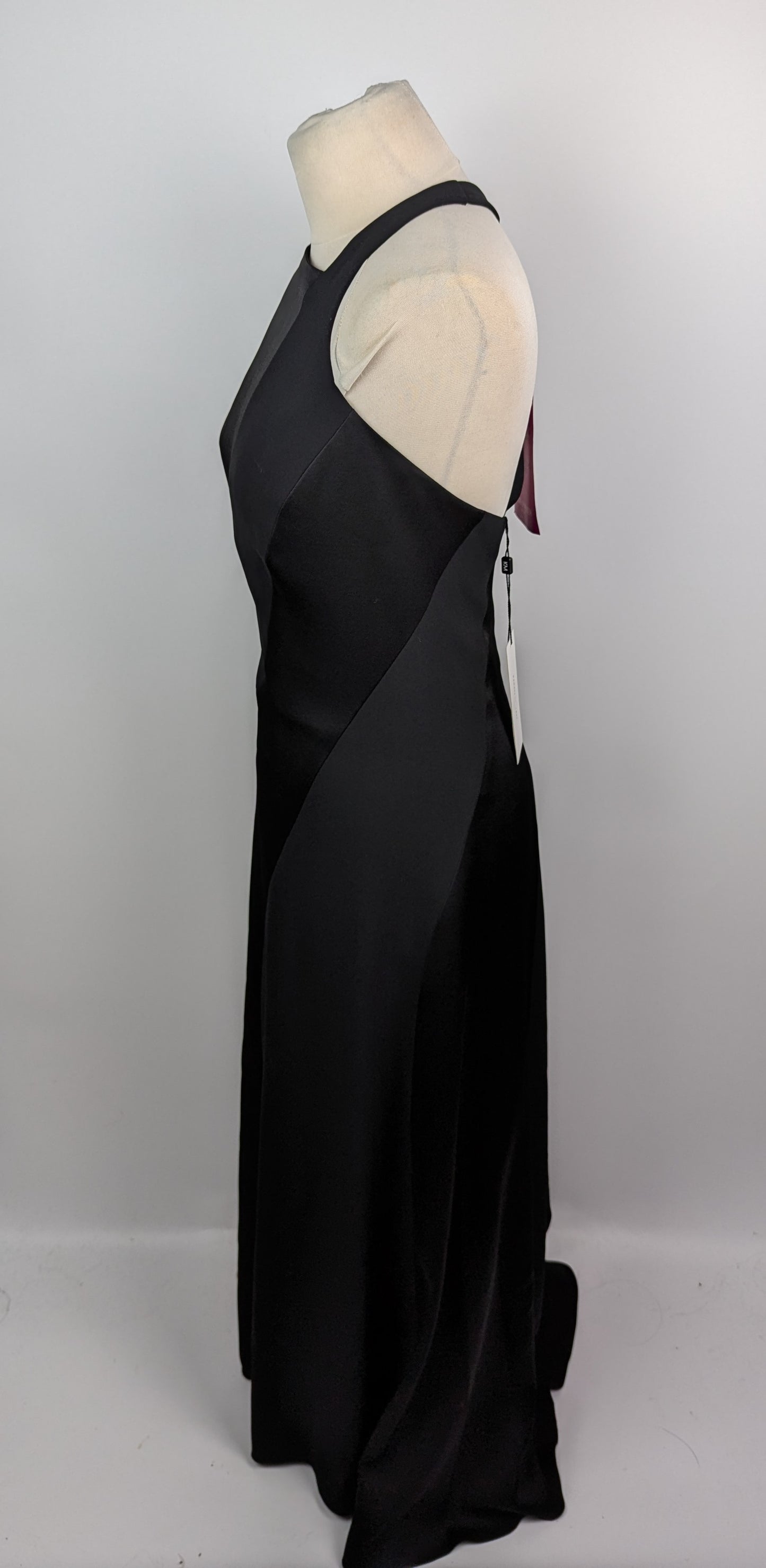 Karen Millen Stripe Panelled Dress - Black