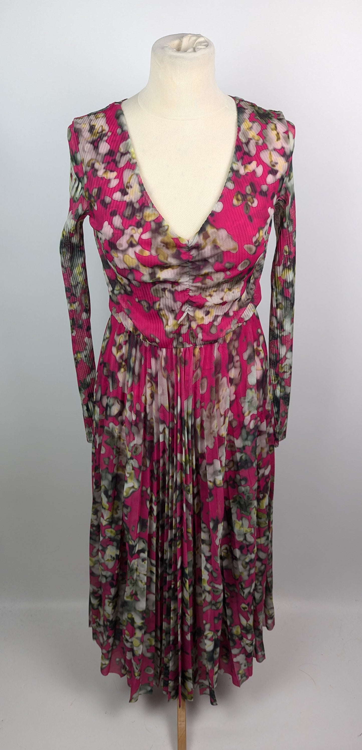 Boss Erlissi All Over Print Dress - Pink Multi