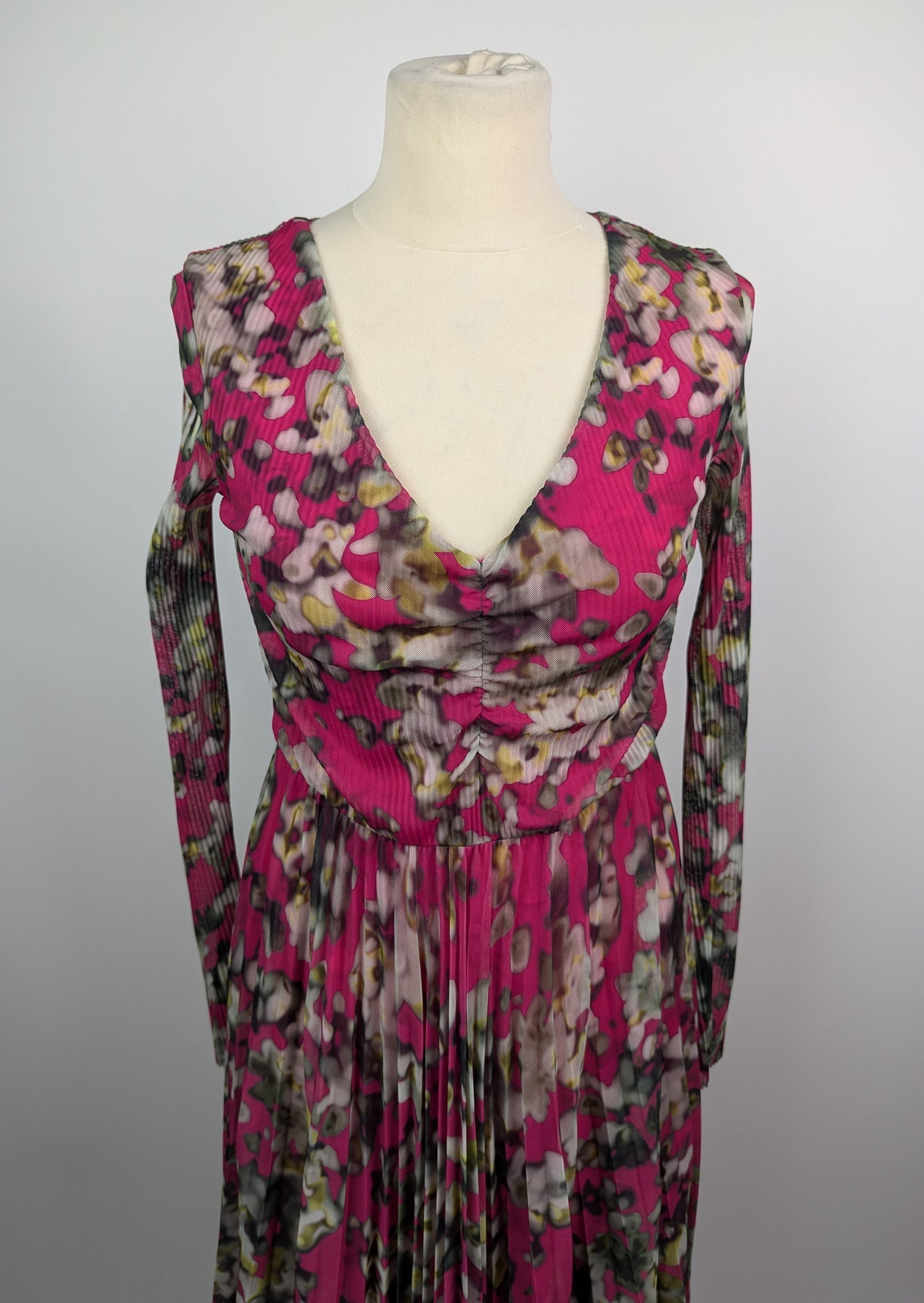 Boss Erlissi All Over Print Dress - Pink Multi