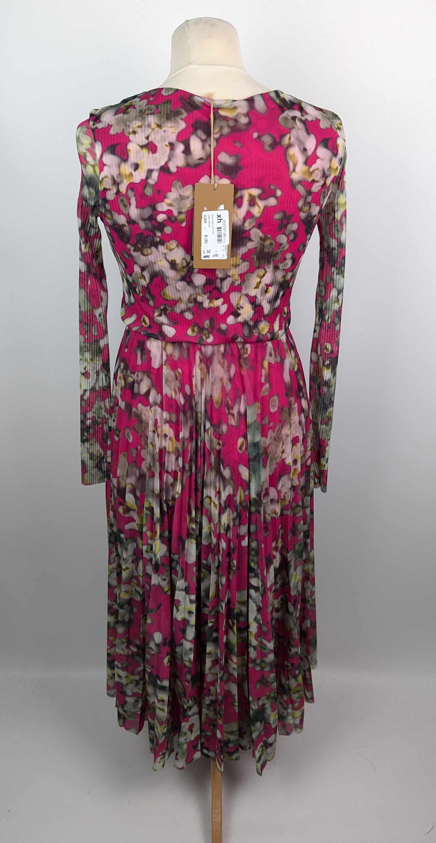 Boss Erlissi All Over Print Dress - Pink Multi