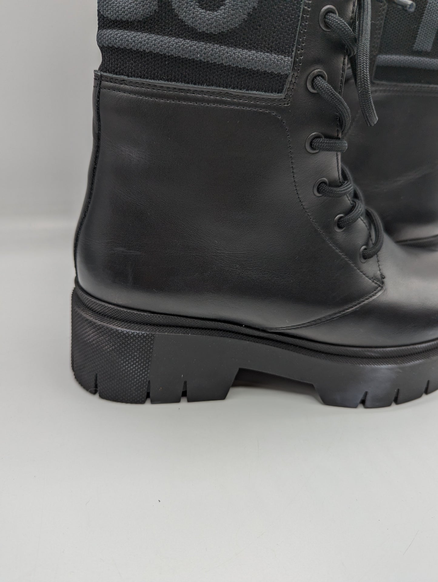 Hugo Kris Lace Up Boots Womens - Black