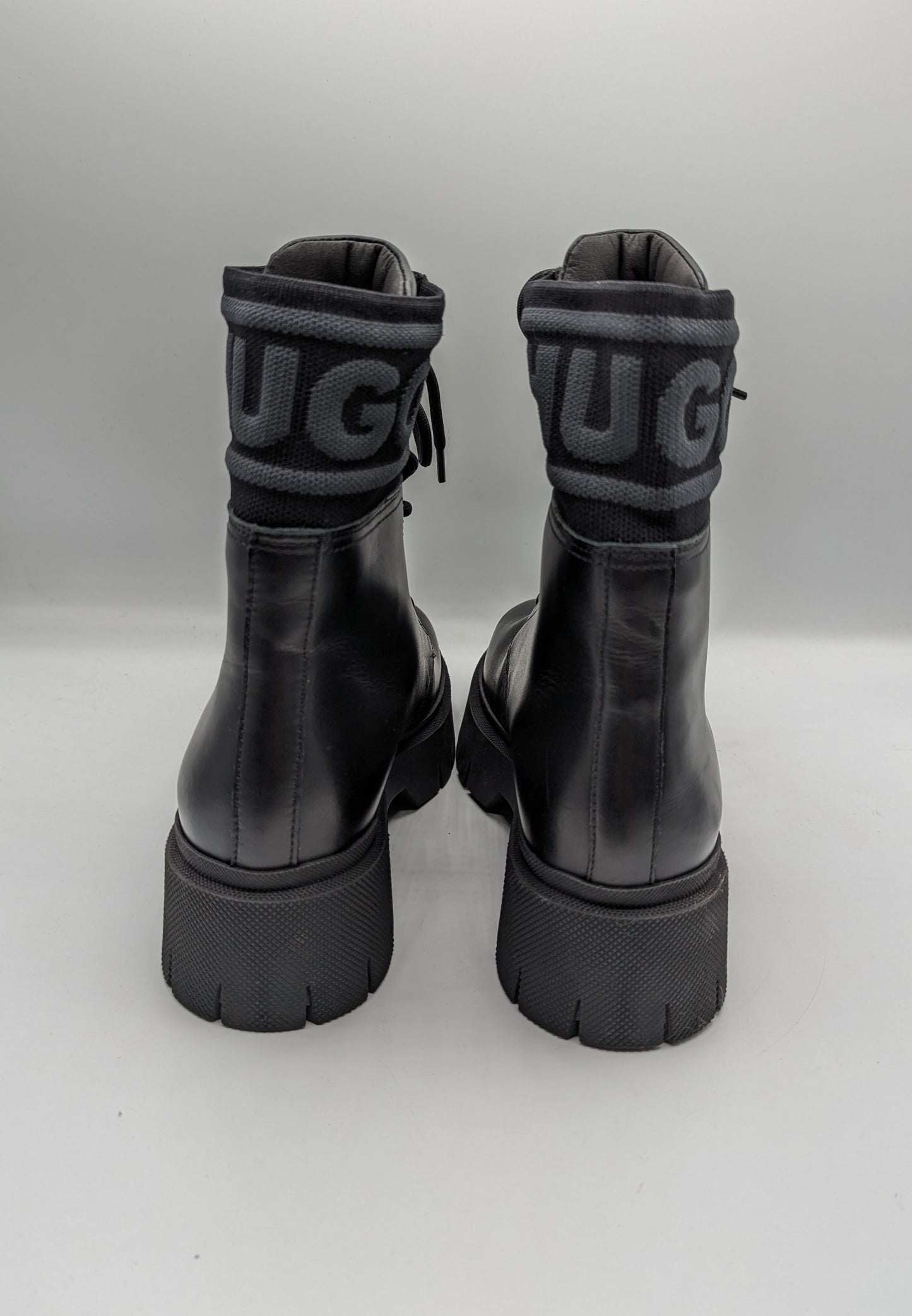 Hugo Kris Lace Up Boots Womens - Black