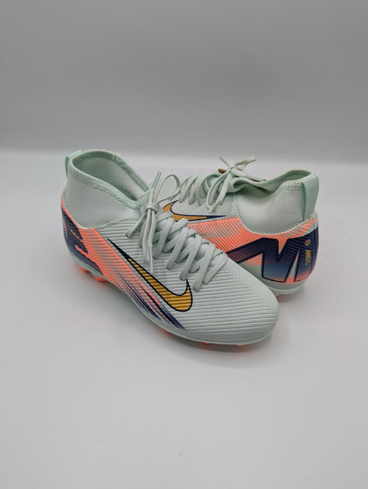 Nike Mercurial Superfly 10 Club Junior Firm Ground Football Boots - Green/White
