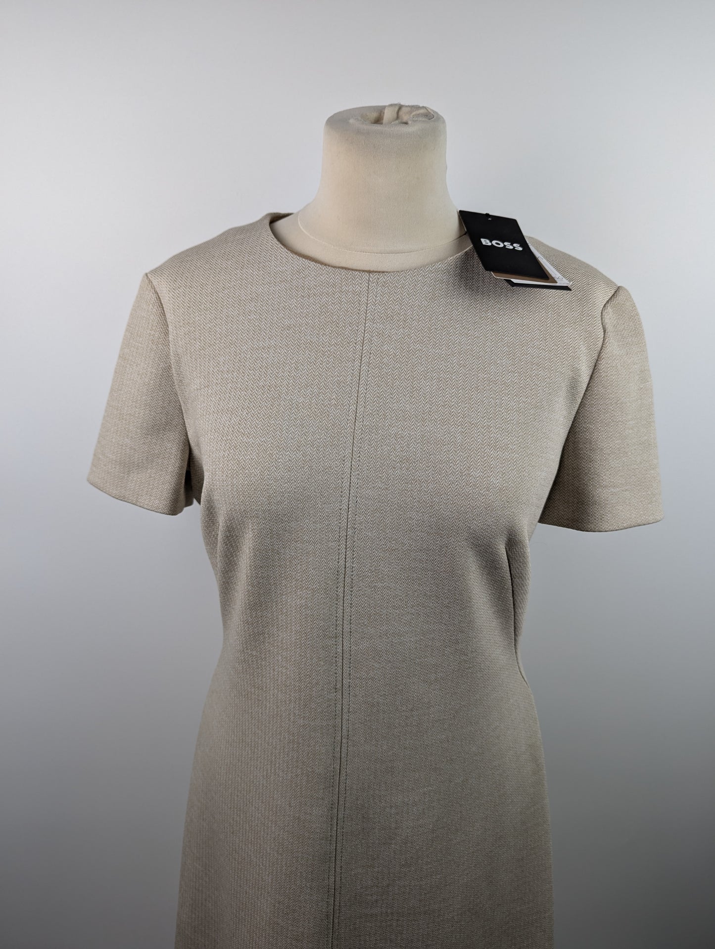 Boss Womens Donalara Dress - Beige / Cream