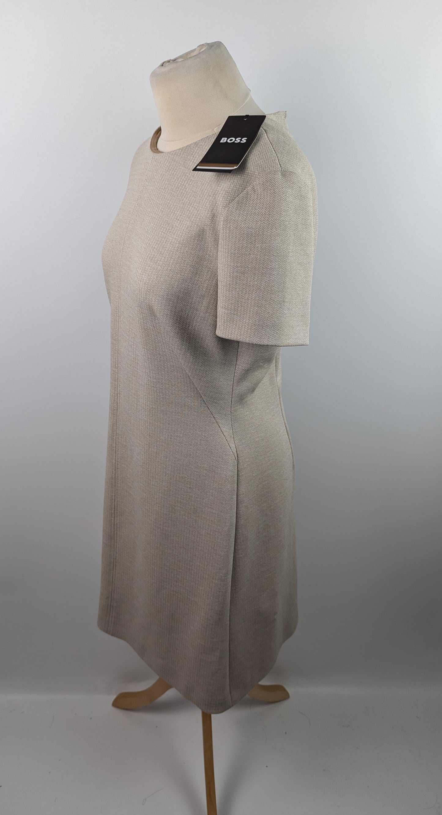 Boss Womens Donalara Dress - Beige / Cream