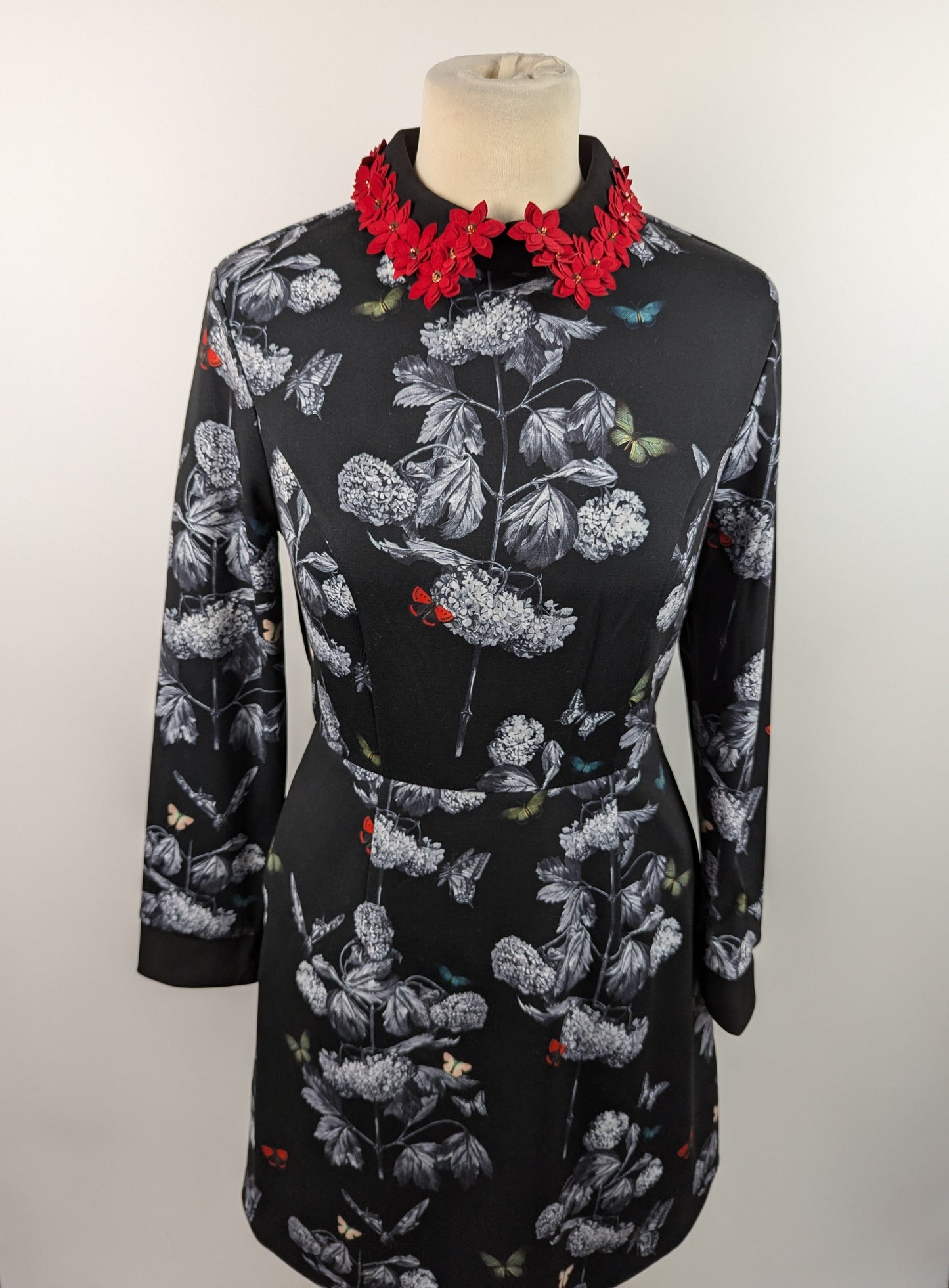 Ted Baker Amaliia Narnia Collar Carnatic Dress - Black