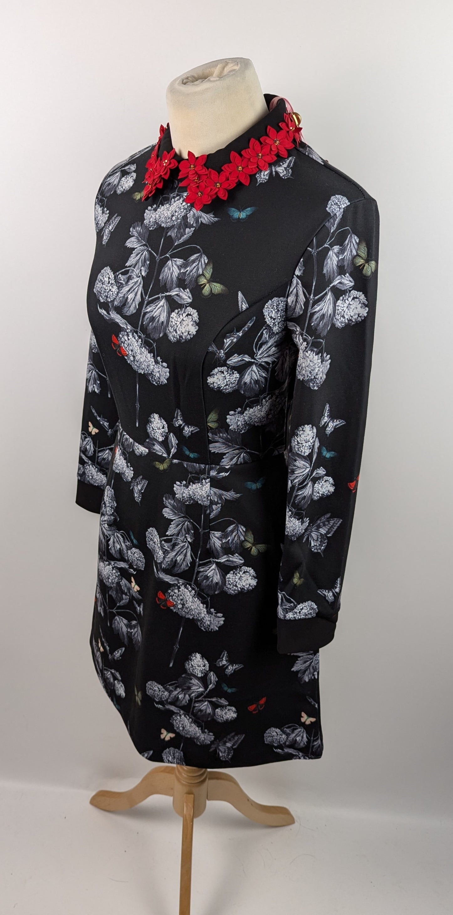 Ted Baker Amaliia Narnia Collar Carnatic Dress - Black