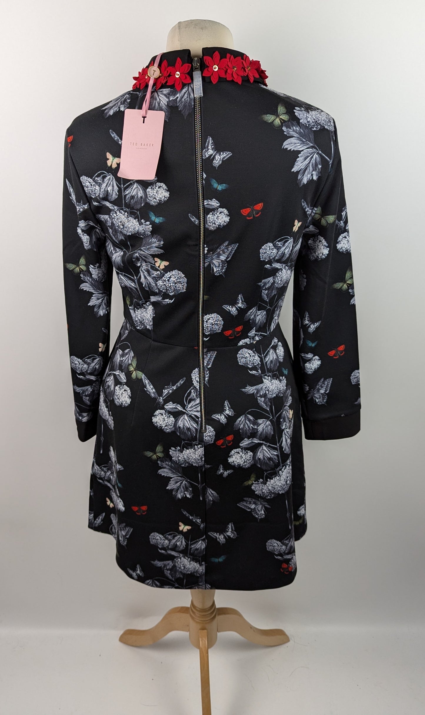Ted Baker Amaliia Narnia Collar Carnatic Dress - Black