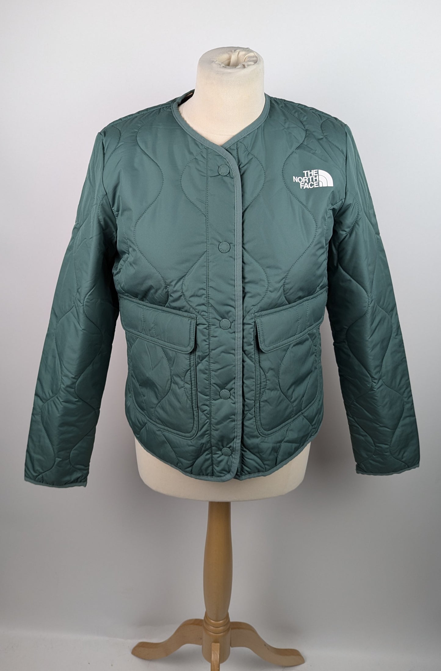 The North Face Ampato Quilted Liner Jacket - dark sage