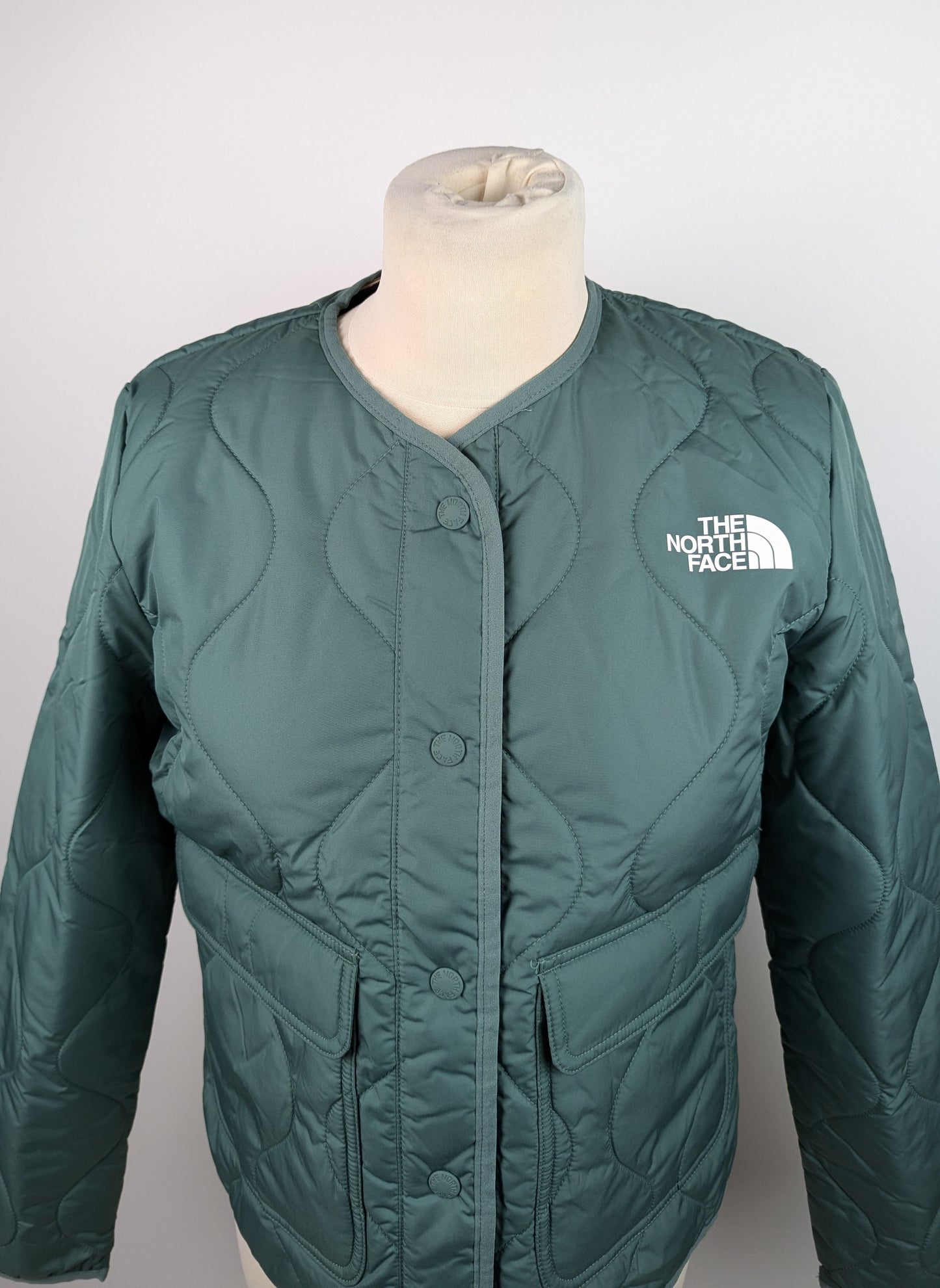 The North Face Ampato Quilted Liner Jacket - dark sage