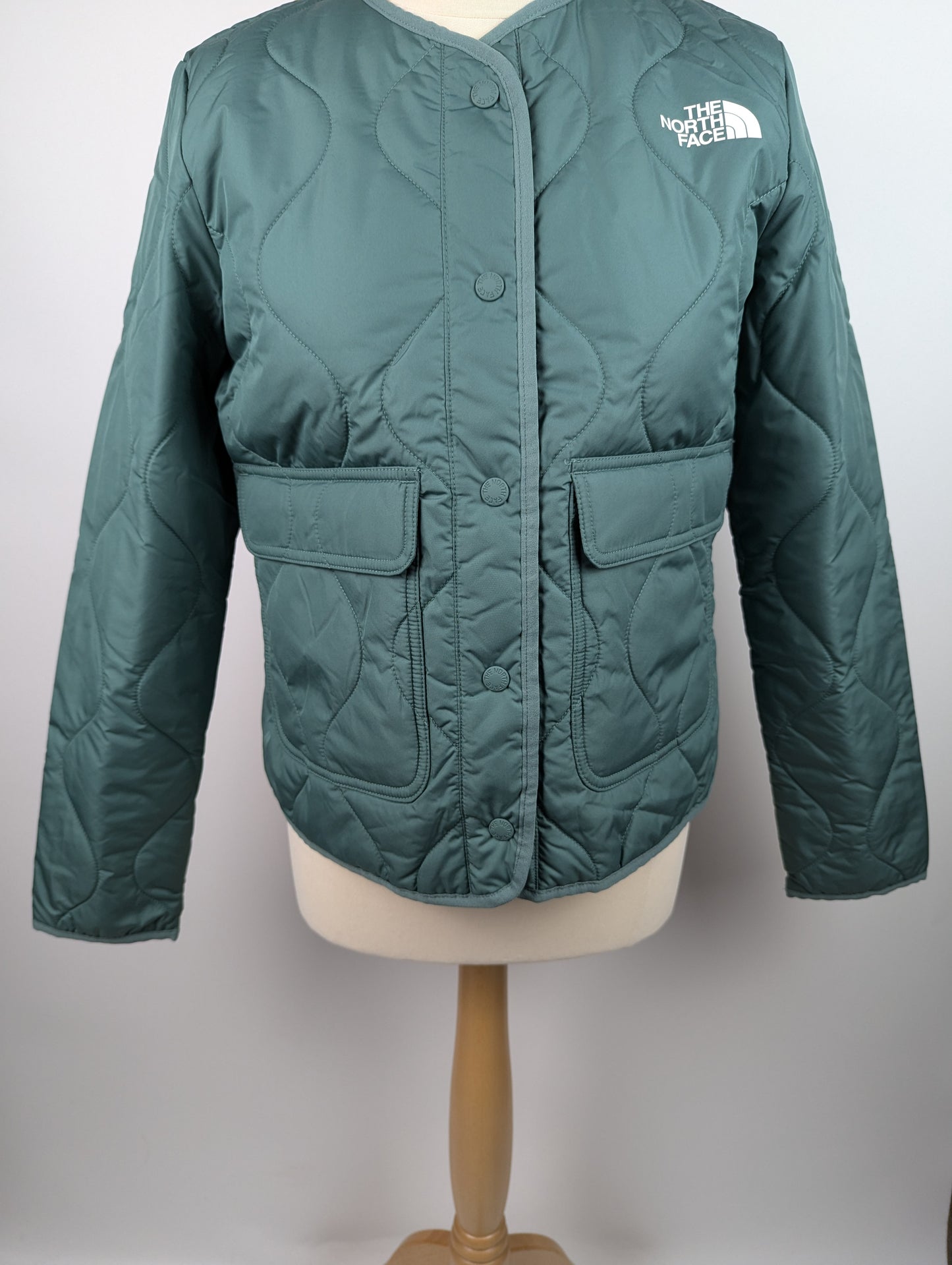 The North Face Ampato Quilted Liner Jacket - dark sage