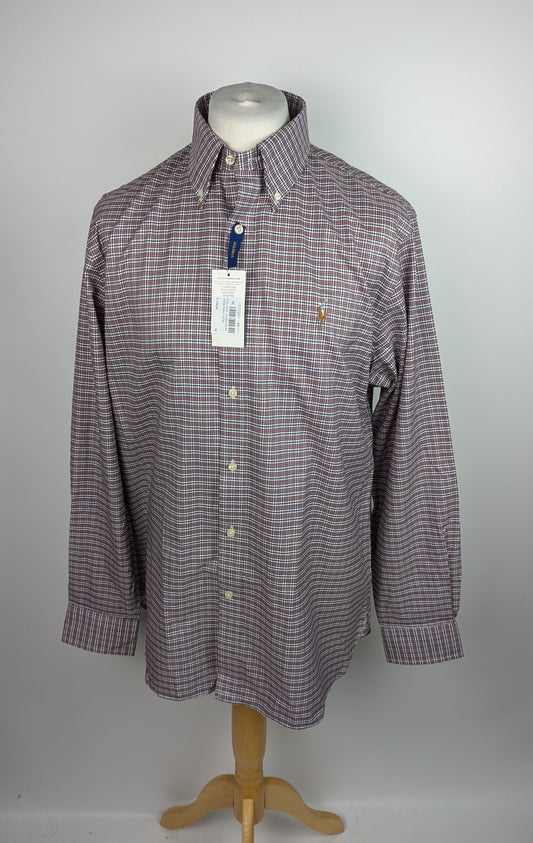 Polo Ralph Lauren Check Pony Shirt - Red / Navy