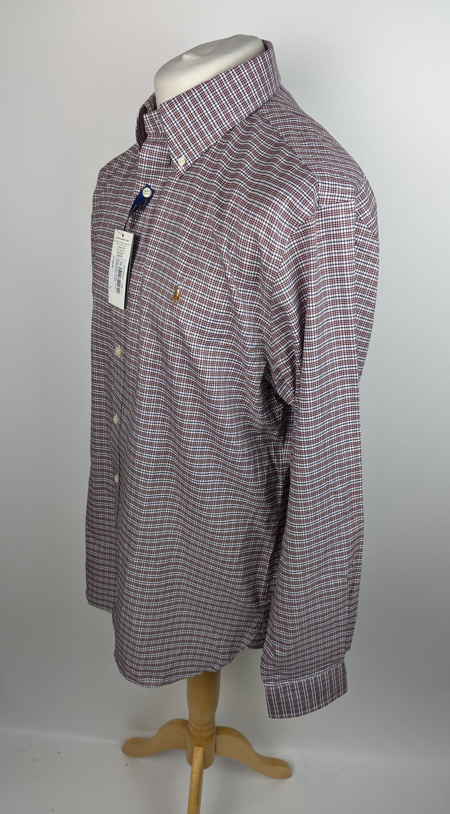 Polo Ralph Lauren Check Pony Shirt - Red / Navy