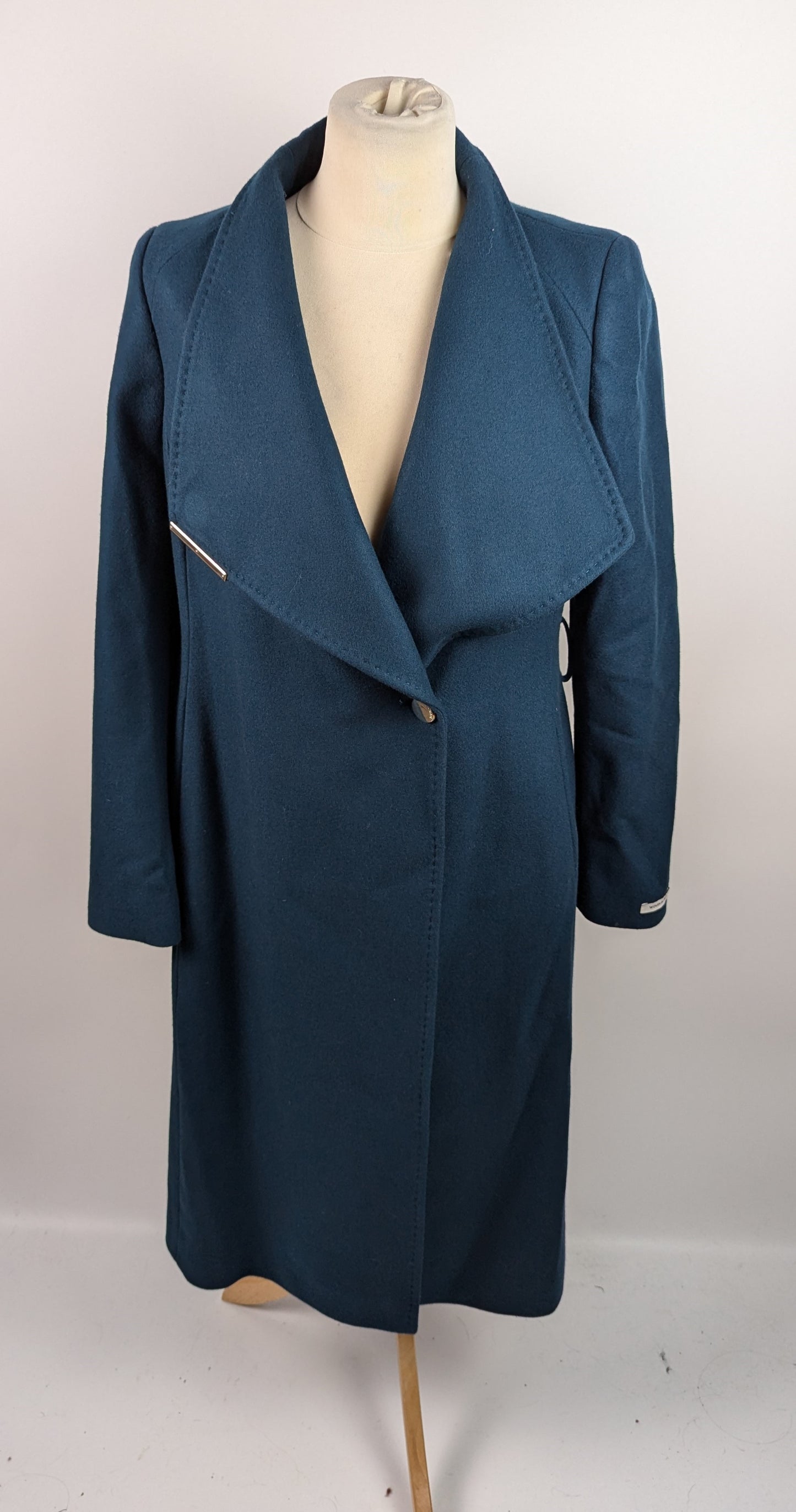 Ted Baker Womens Rose Wool Jacket -Teal Blue