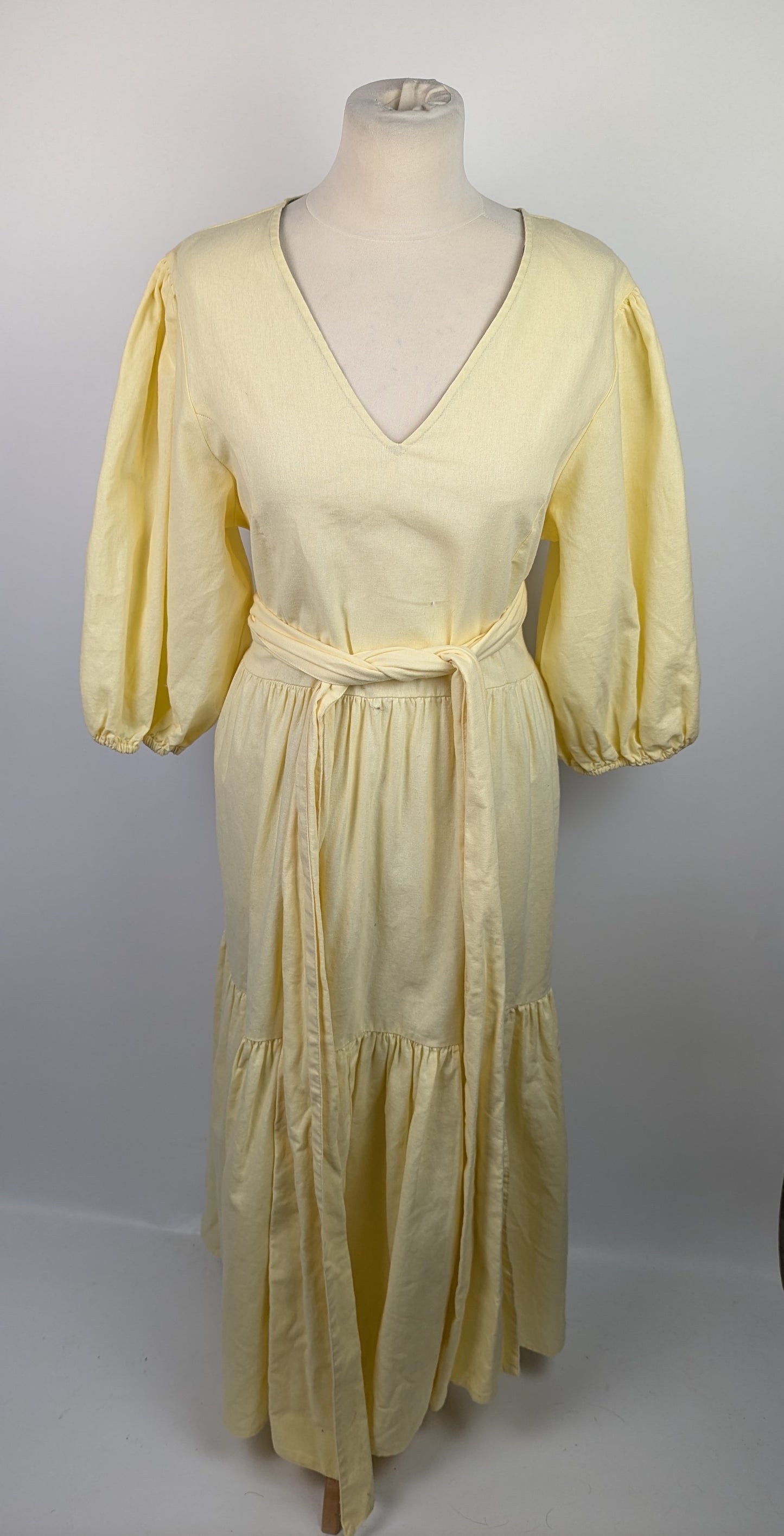 Barbour Annie Midi Dress - Lemon Yellow