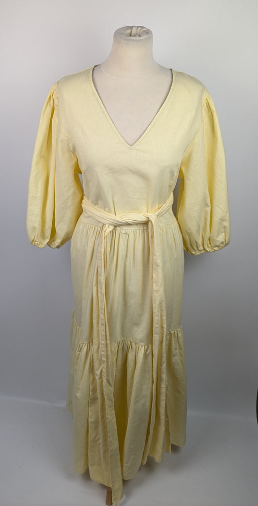 Barbour Annie Midi Dress - Lemon Yellow