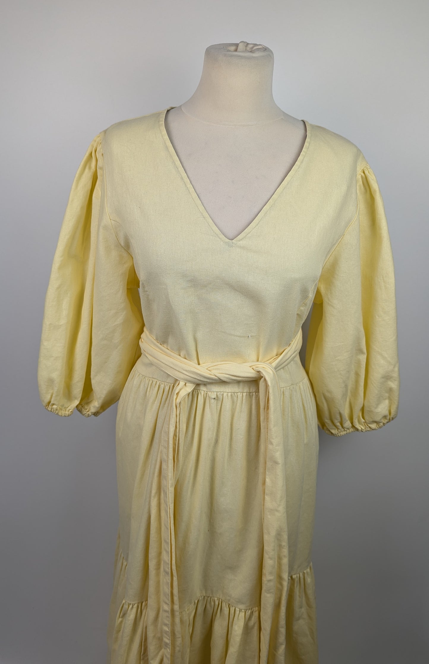 Barbour Annie Midi Dress - Lemon Yellow