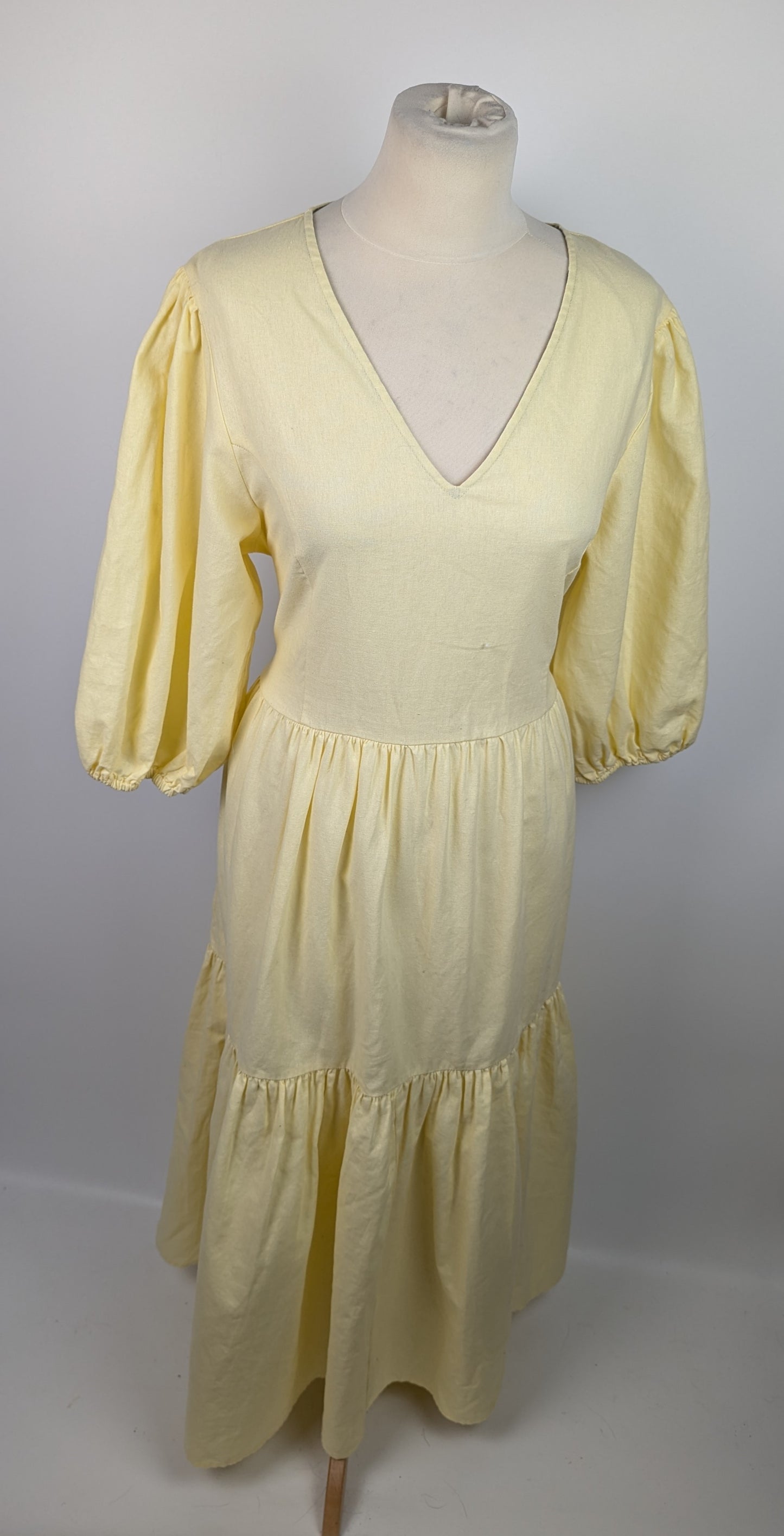 Barbour Annie Midi Dress - Lemon Yellow