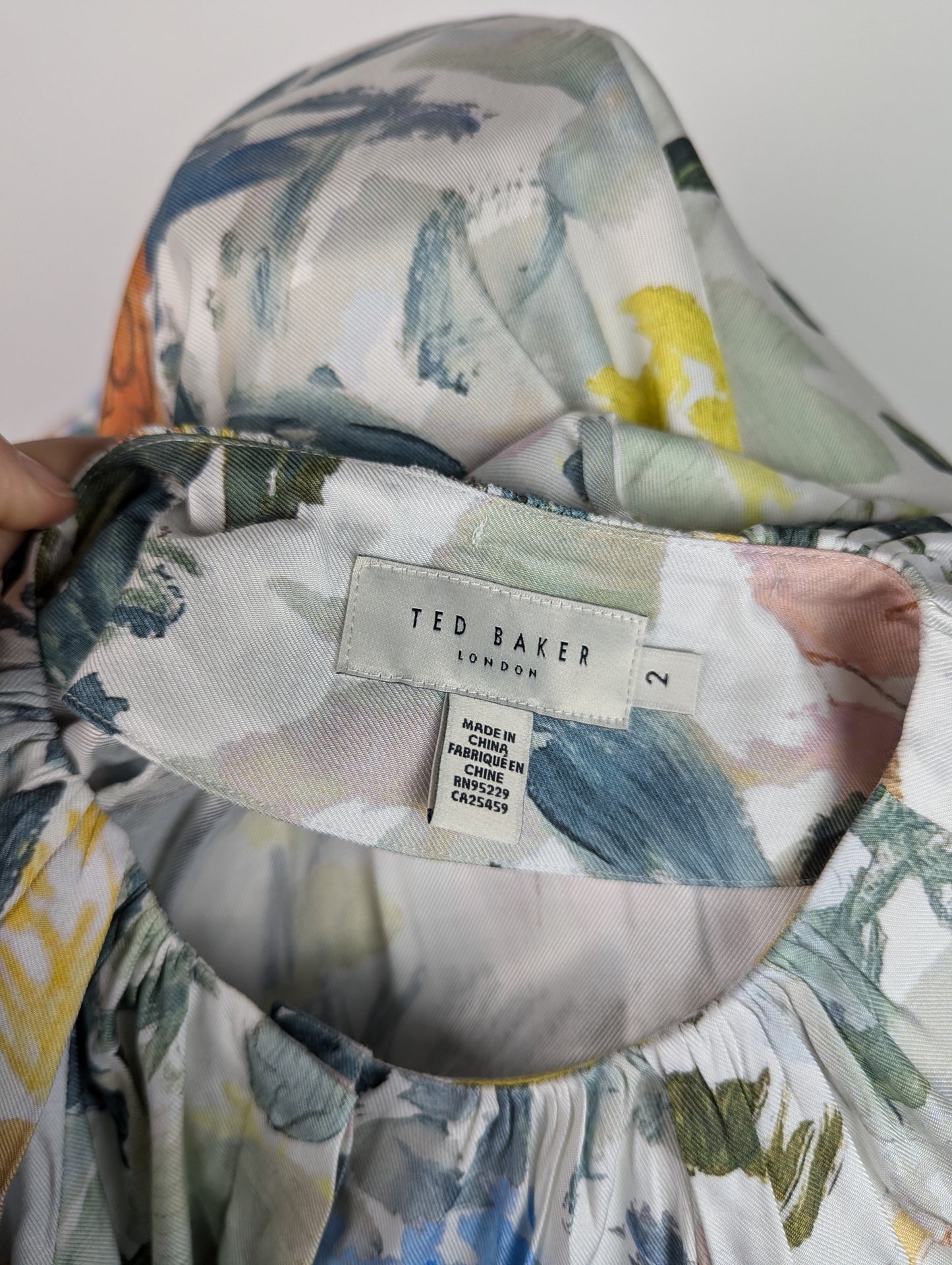 Ted Baker Amasya Dress - Multi / Ivory