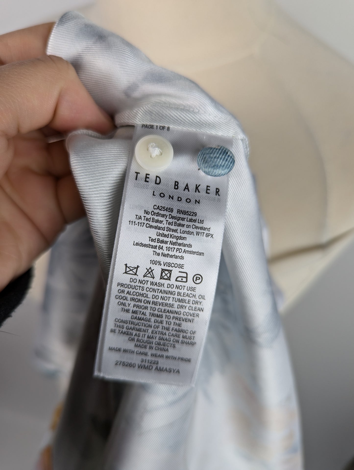 Ted Baker Amasya Dress - Multi / Ivory