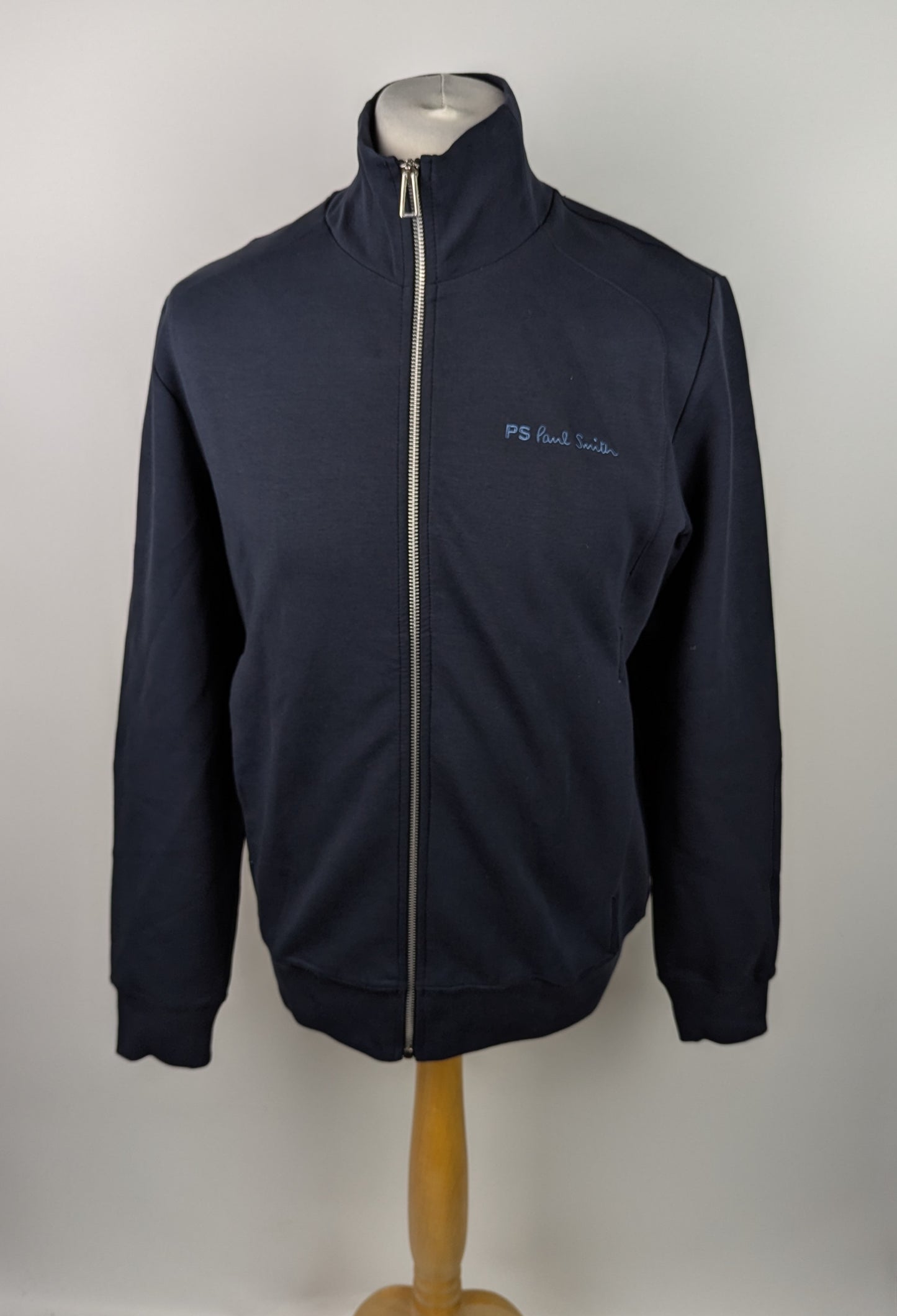 PS PAUL SMITH Zip Track Hoodie - Blue