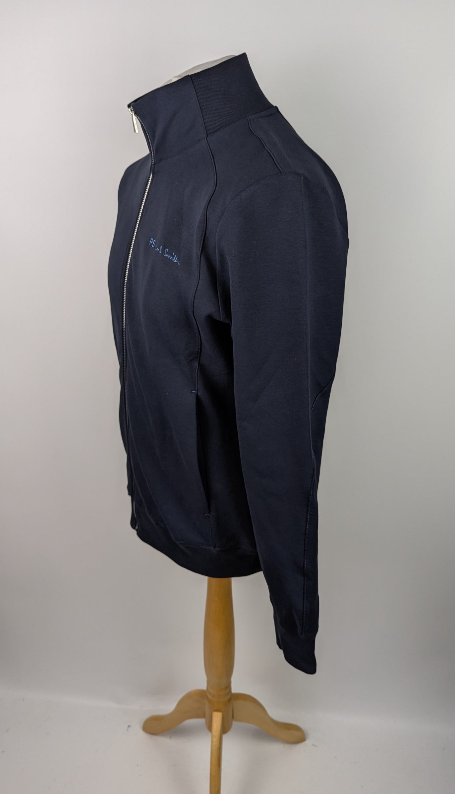 PS PAUL SMITH Zip Track Hoodie - Blue