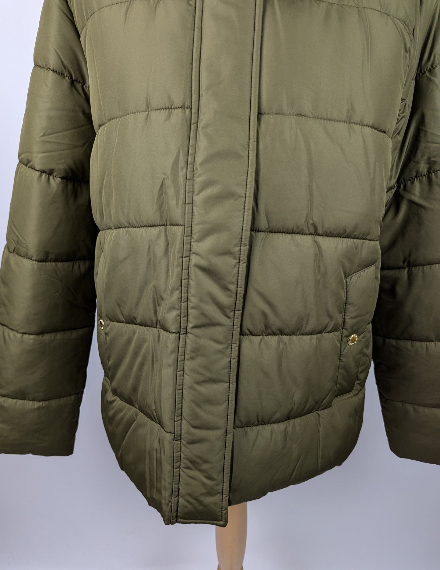 Barbour International Barron Womens Puffer Jacket - Green