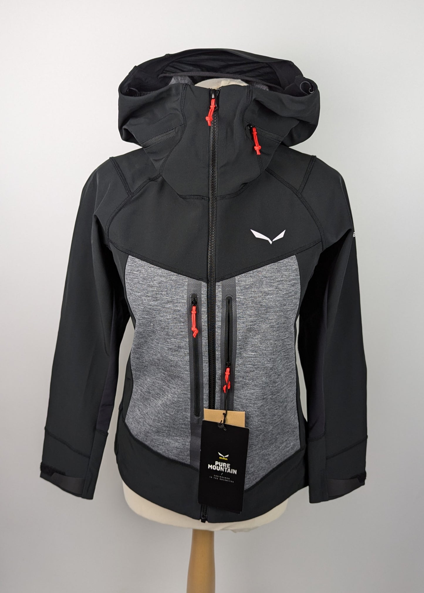 Salewa Womens Comici Jacket - Grey / Black