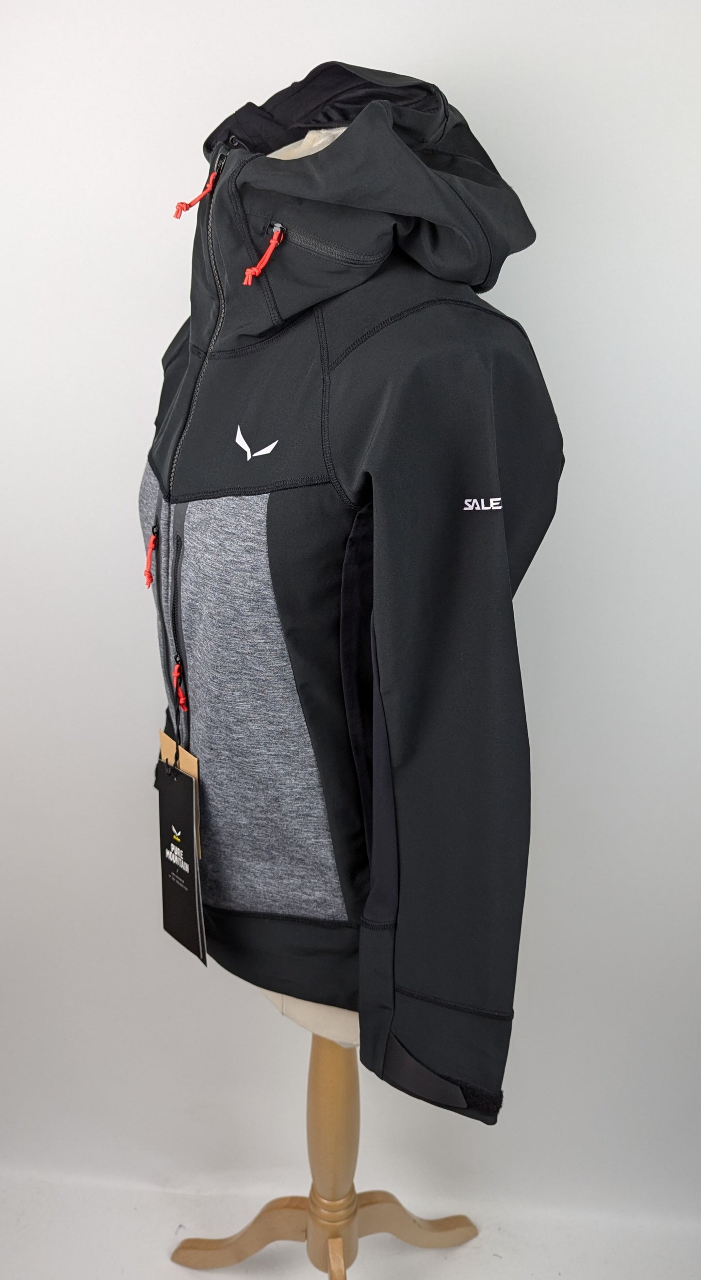 Salewa Womens Comici Jacket - Grey / Black