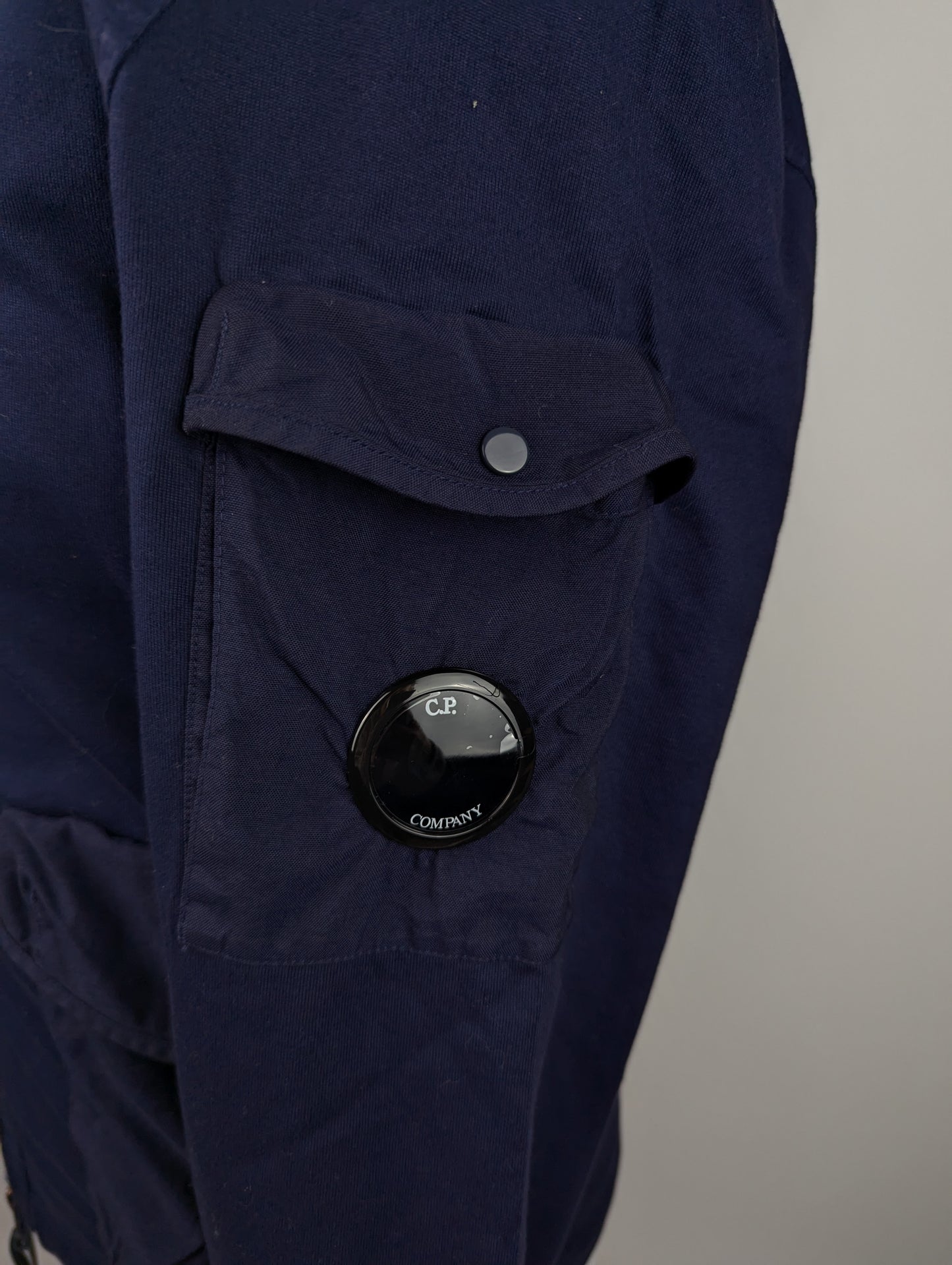 C.P. Company Sweatshirt Open Sweat Cardigan - Navy Blue