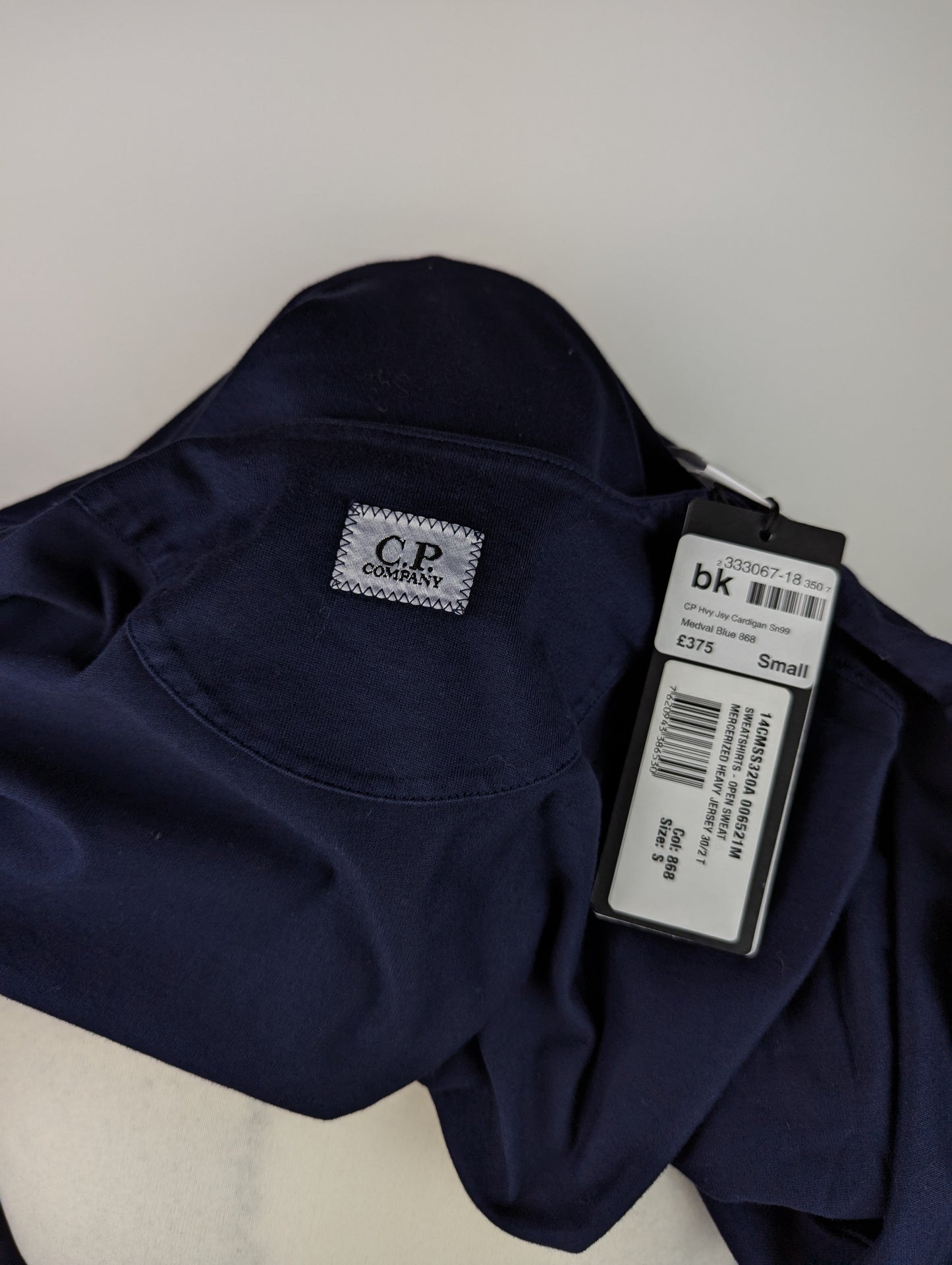 C.P. Company Sweatshirt Open Sweat Cardigan - Navy Blue