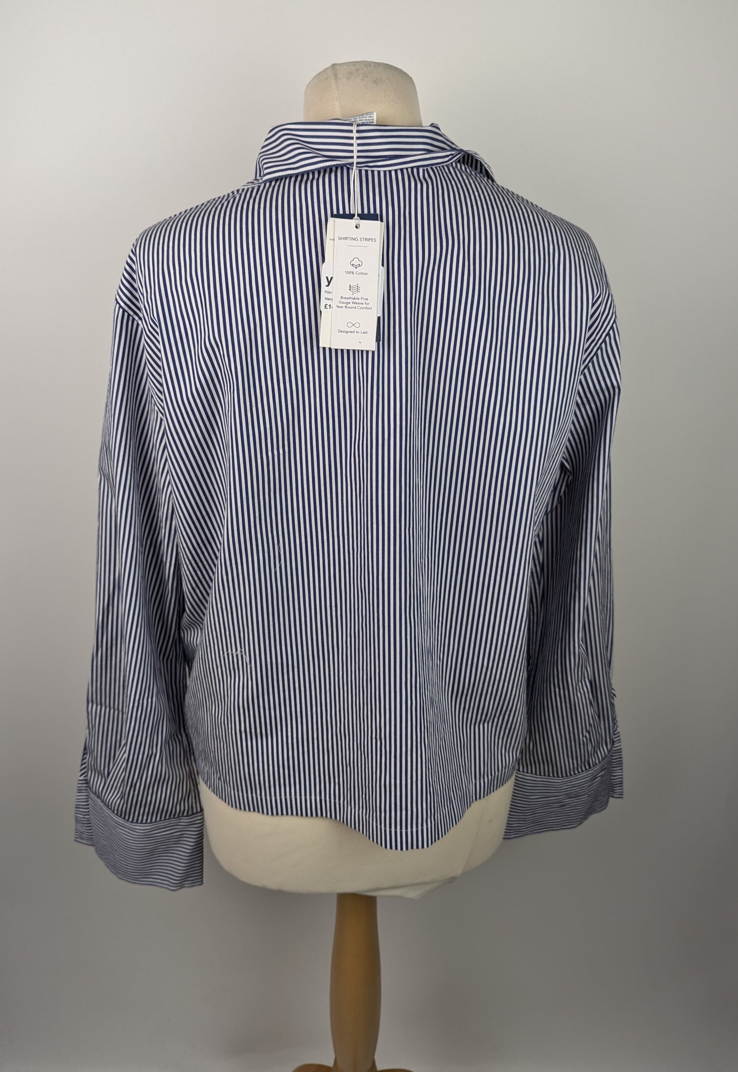 POLO RALPH LAUREN Long Sleeve Poplin Pyjama Set - Blue