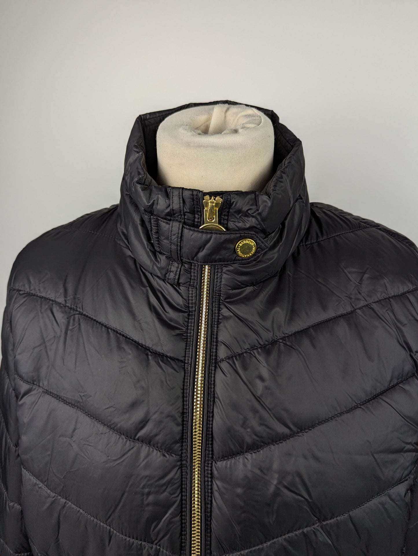 Barbour International Womens Auburn Quilted Jacket - Black