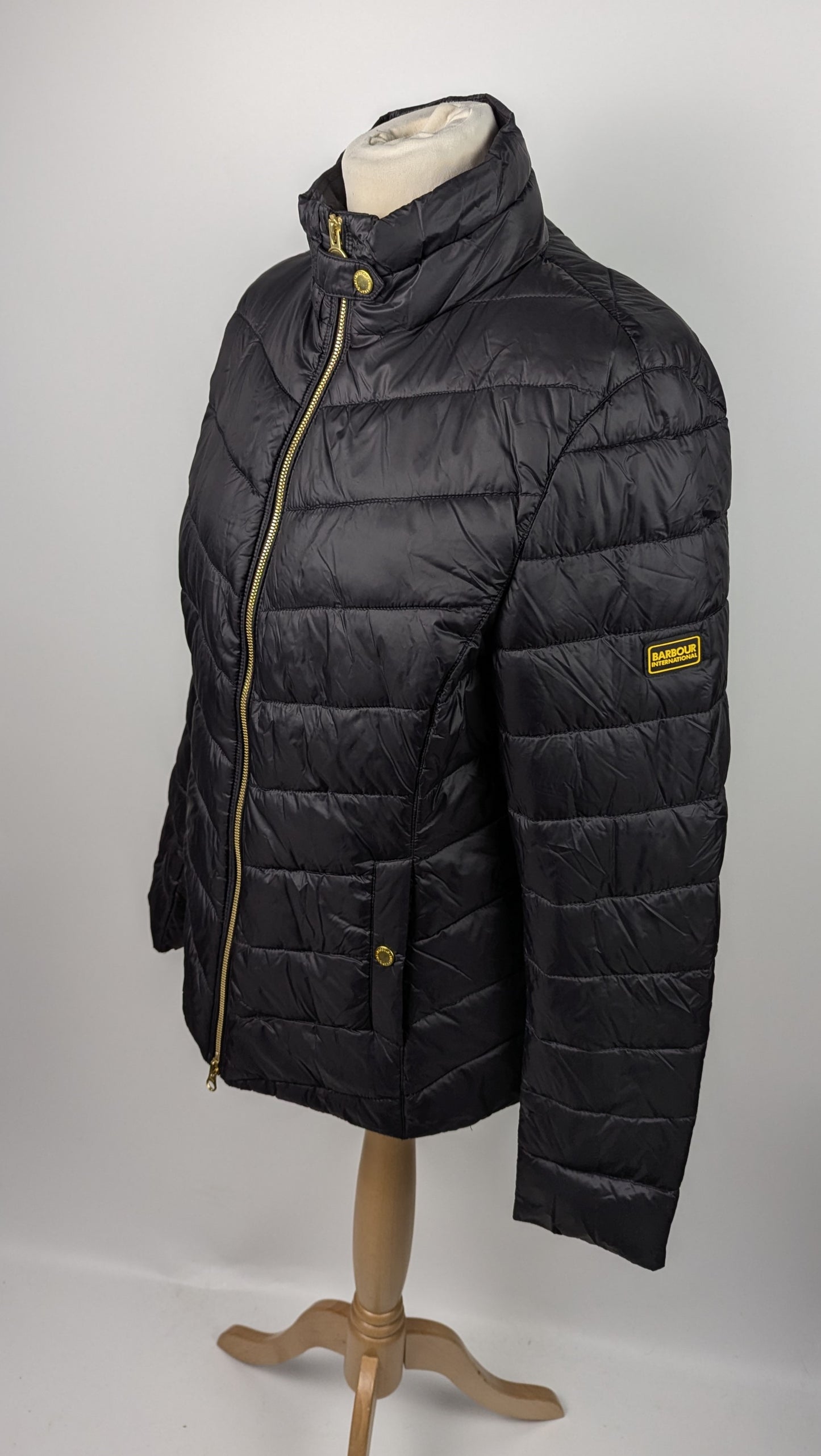 Barbour International Womens Auburn Quilted Jacket - Black