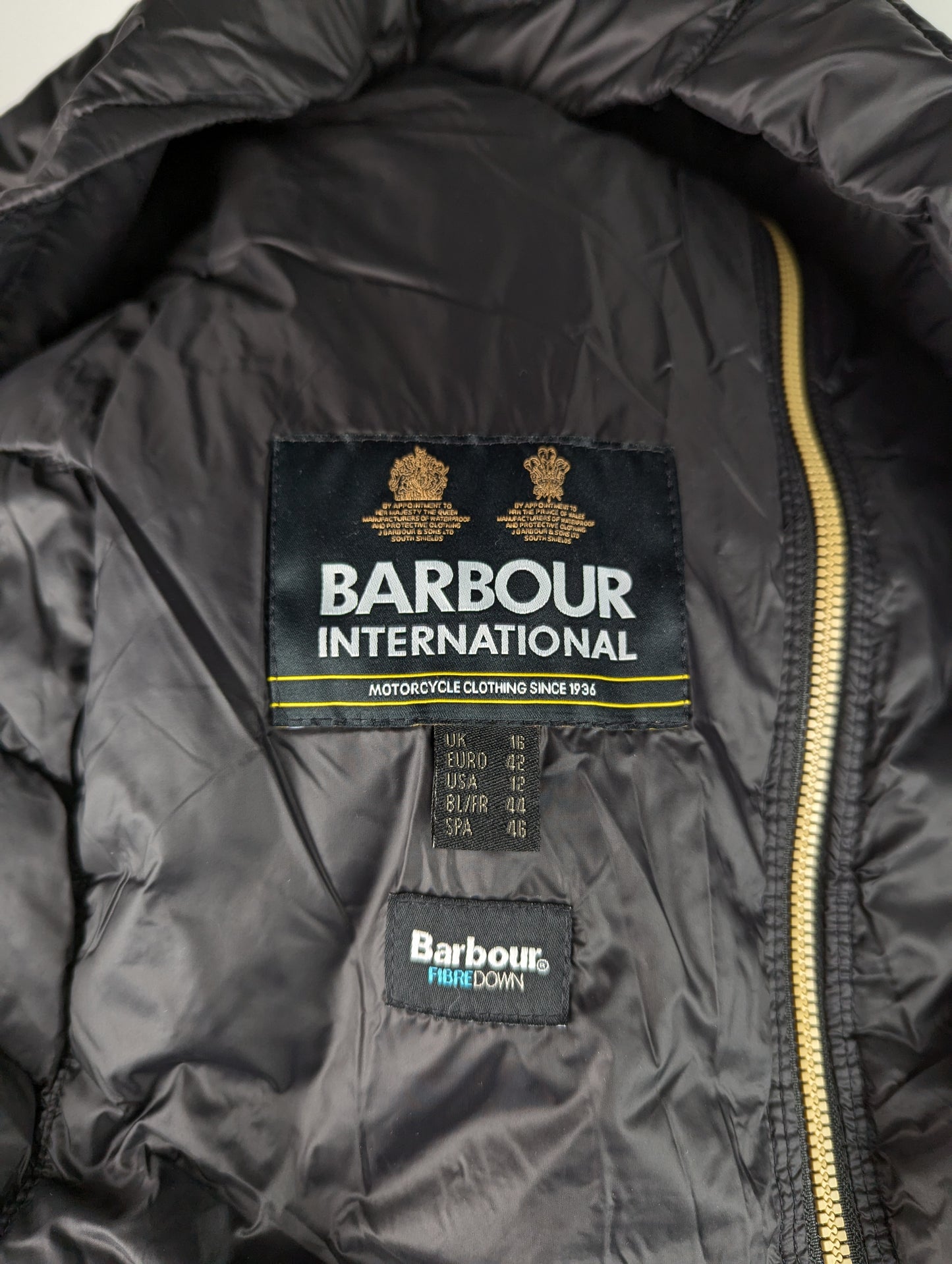 Barbour International Womens Auburn Quilted Jacket - Black