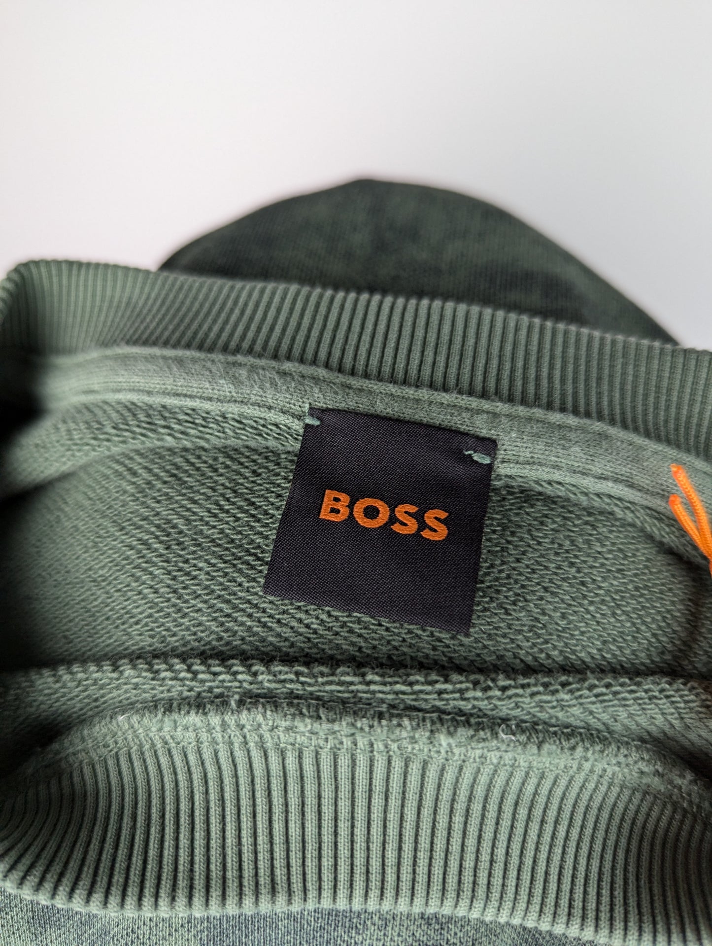 Boss Mens We_CamoOver Jumper - Green