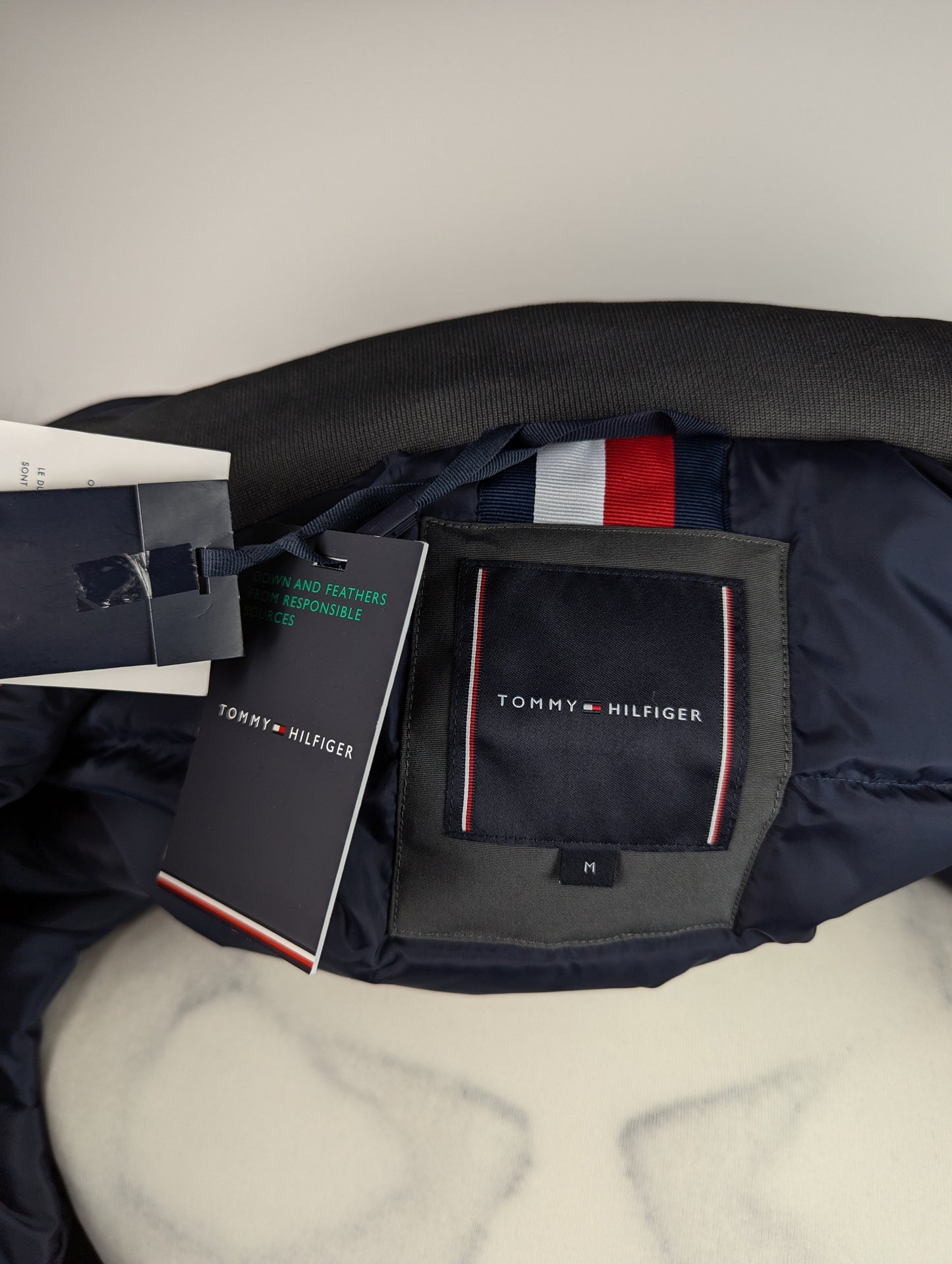 Tommy Hilfiger Mens Hampton Down Parka Jacket - Grey /Magnet