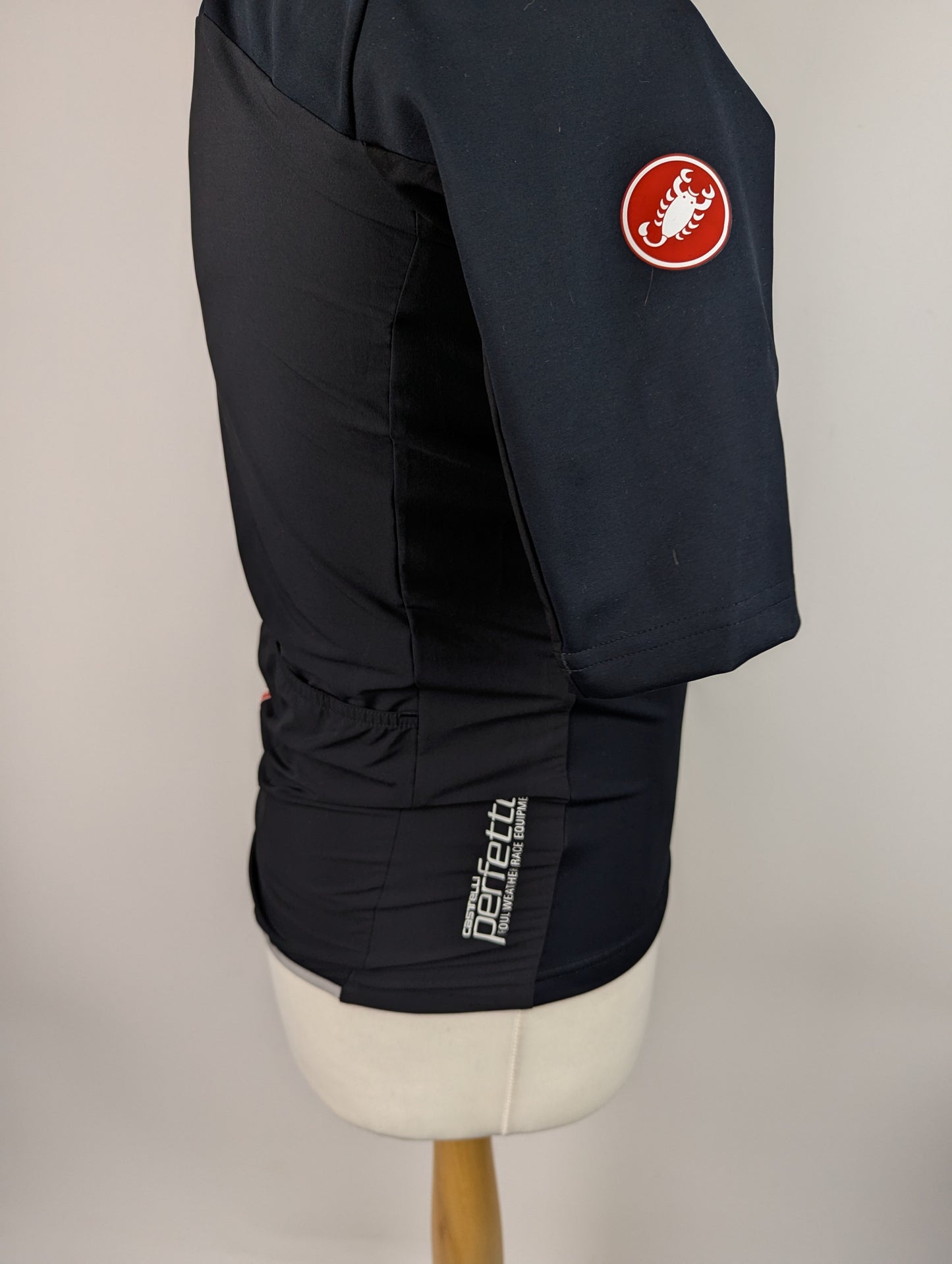 Castelli Perfetto RoS 2 Short Sleeve Wind Jersey - Black