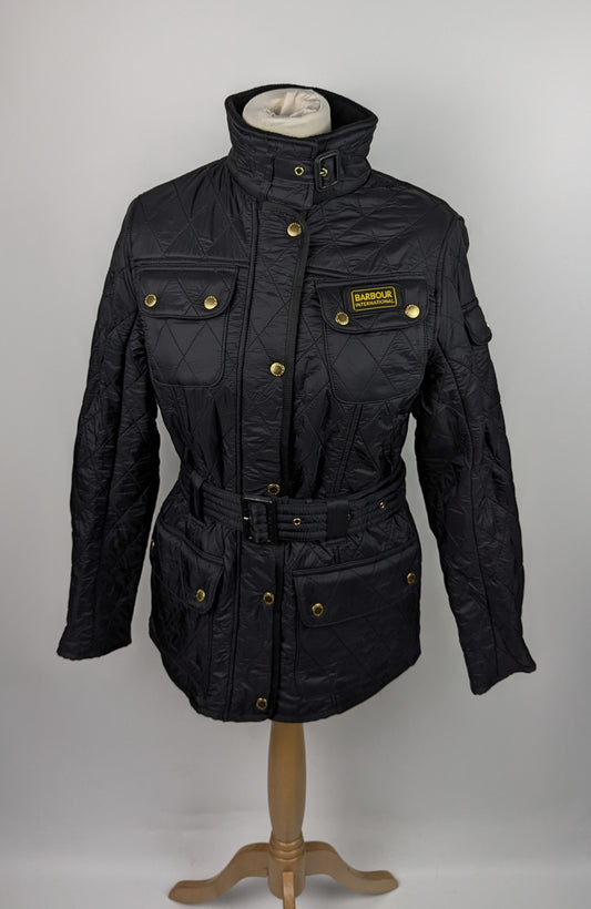 BARBOUR INTERNATIONAL Womens International Polarquilt Jacket - Black