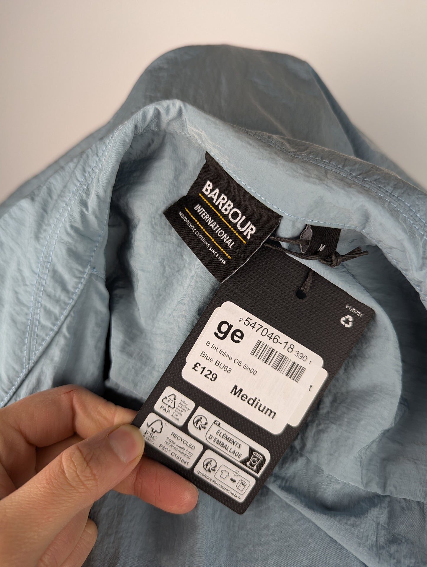 Barbour International Overshirt - Blue