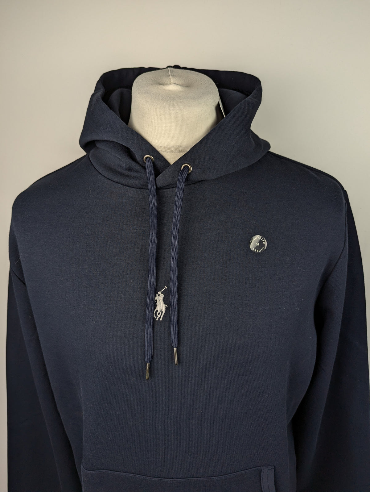 POLO RALPH LAUREN Double-Knit Tech Hoodie - Navy Blue