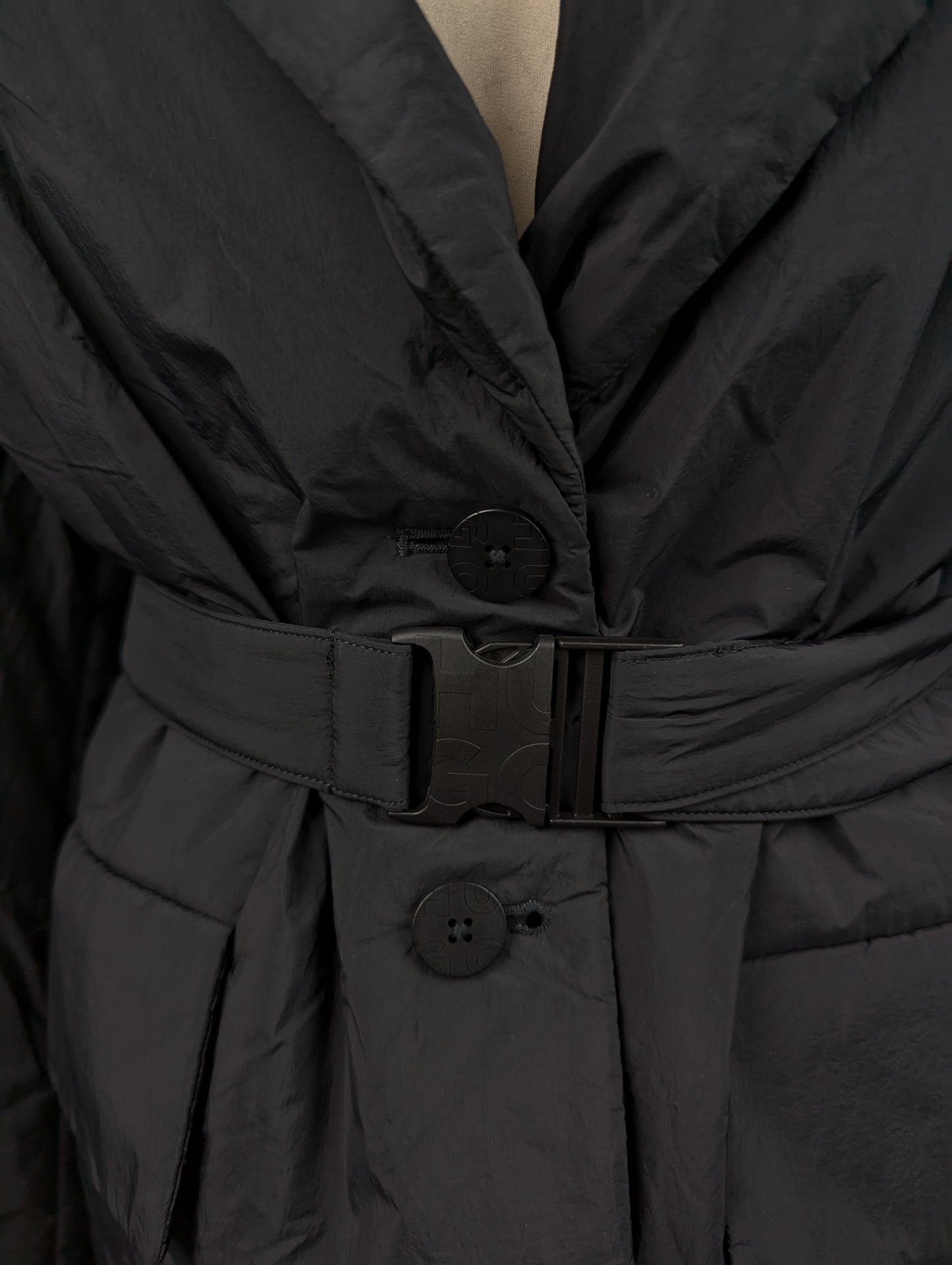HUGO Aulara Quilted Jacket Womens - Black
