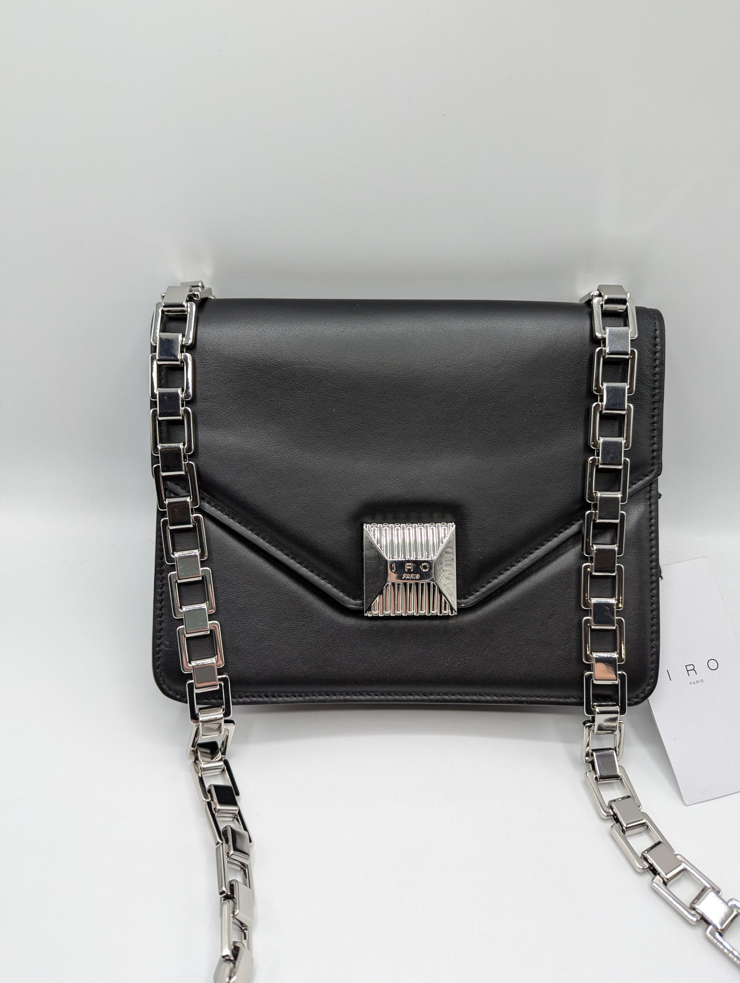 IRO Women's Black Iris Leather Shoulder Bag - Black
