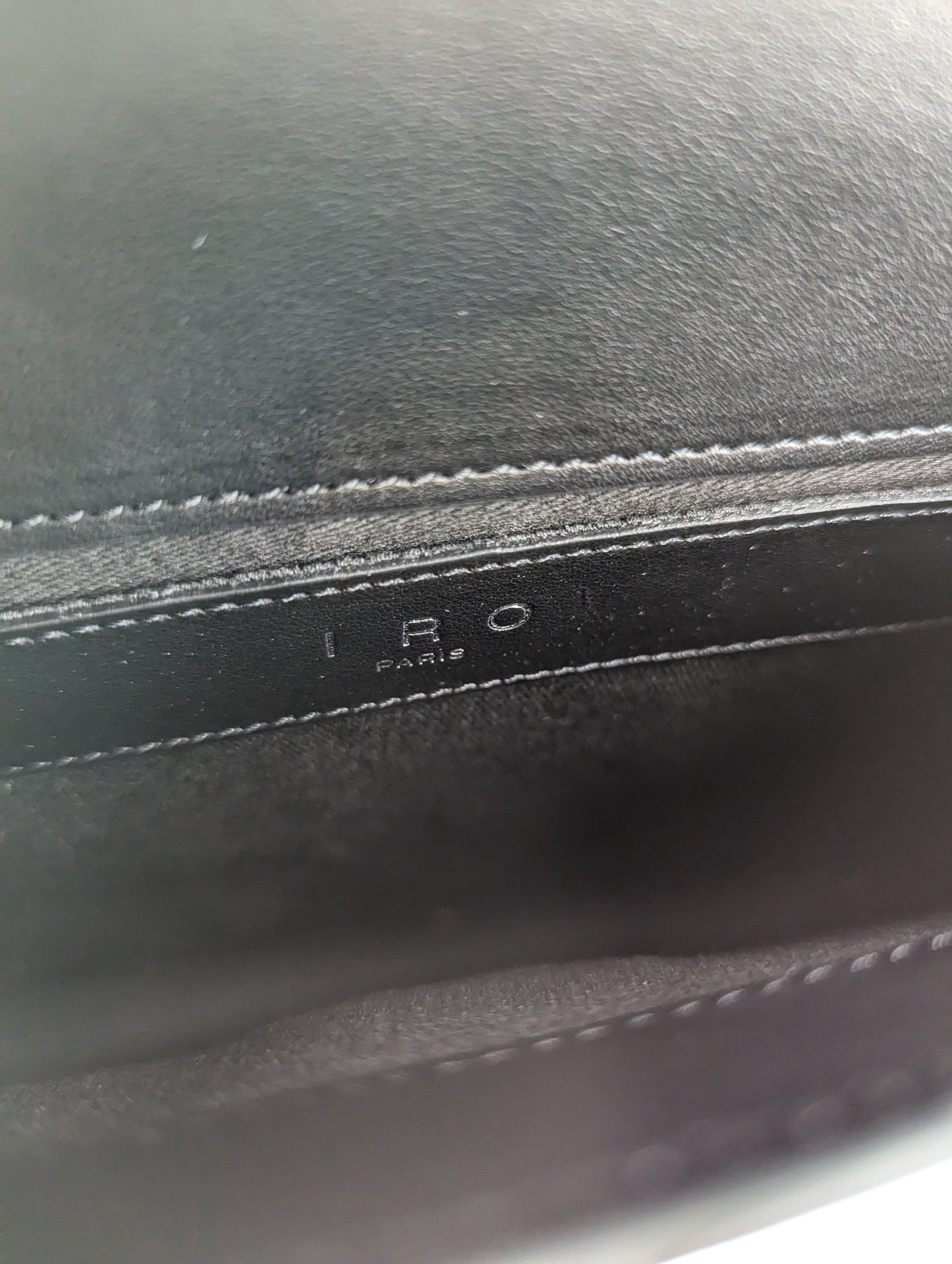 IRO Women's Black Iris Leather Shoulder Bag - Black
