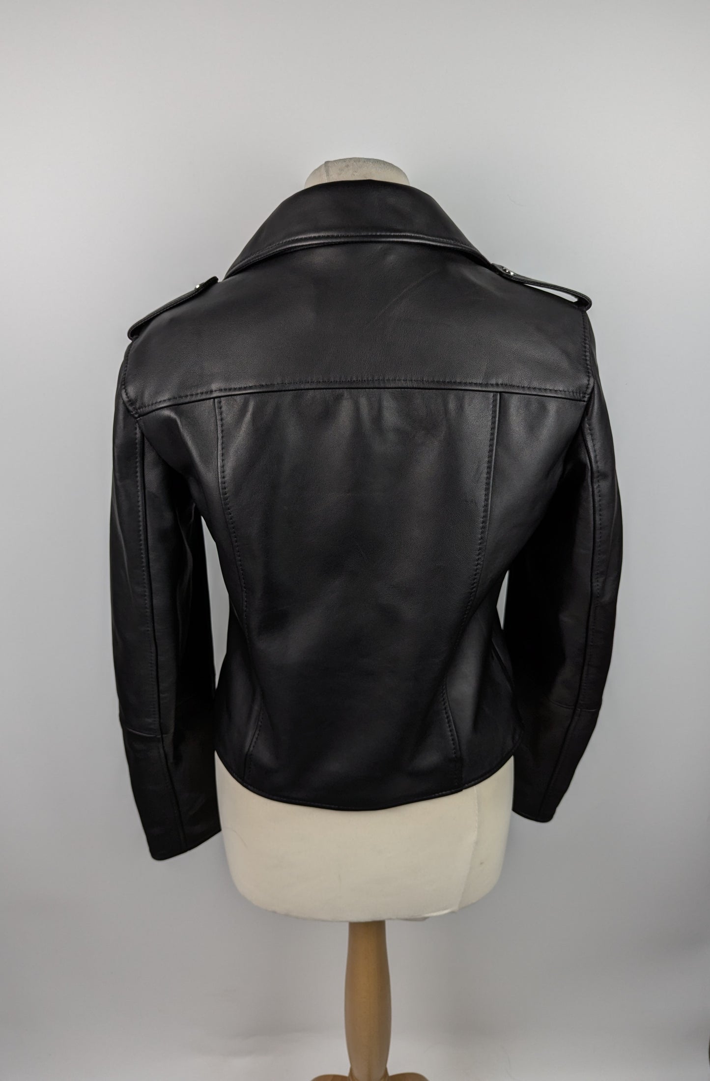 Hugo Lujana Womens Leather Jacket - Black