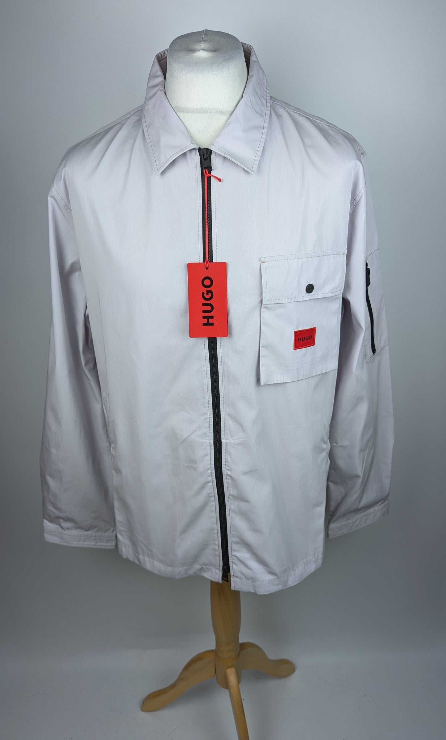 HUGO Mens Emmond Overshirt - Purple
