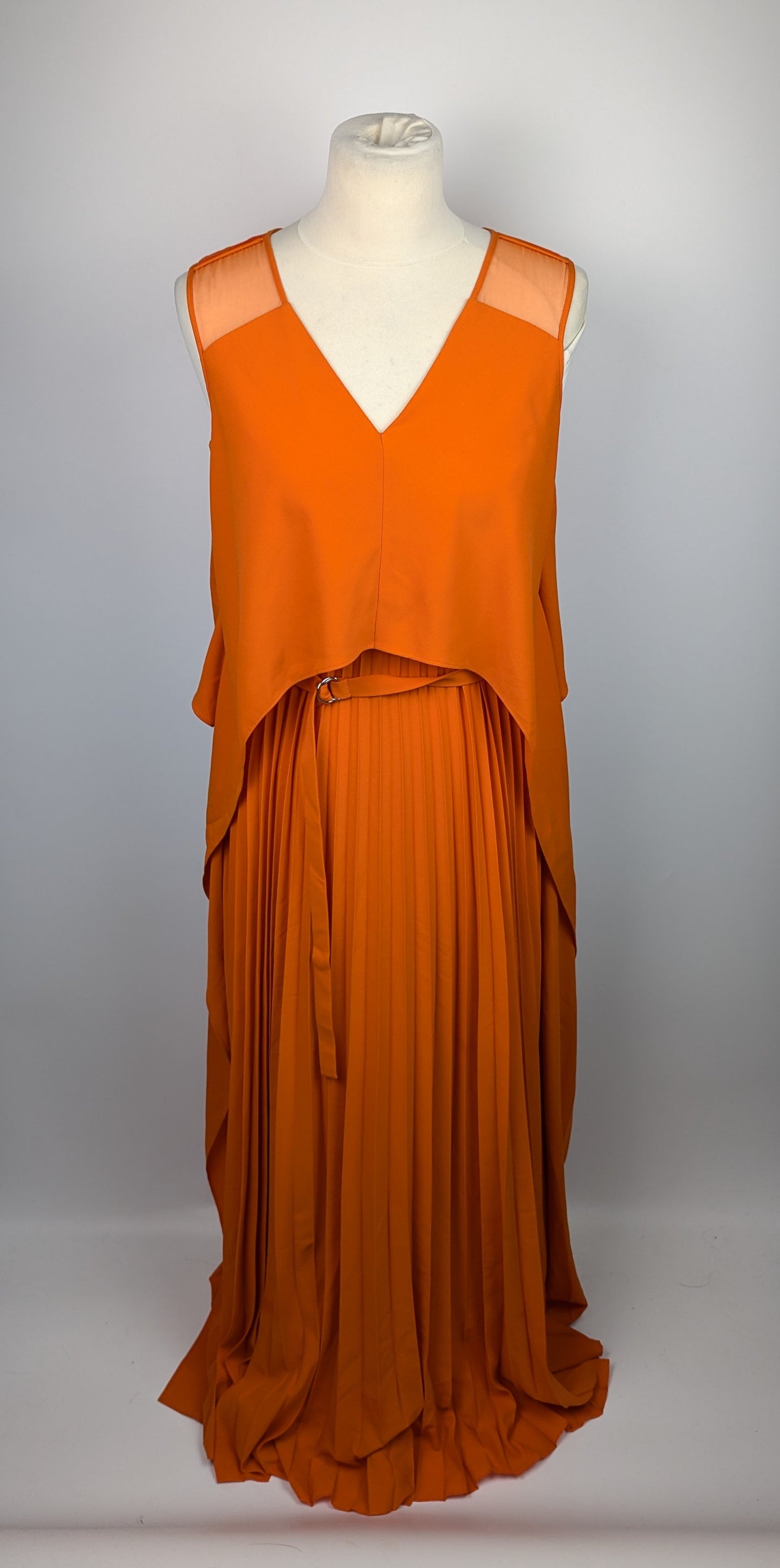 Hugo Boss Dilekena Womens Formal Dress - Orange