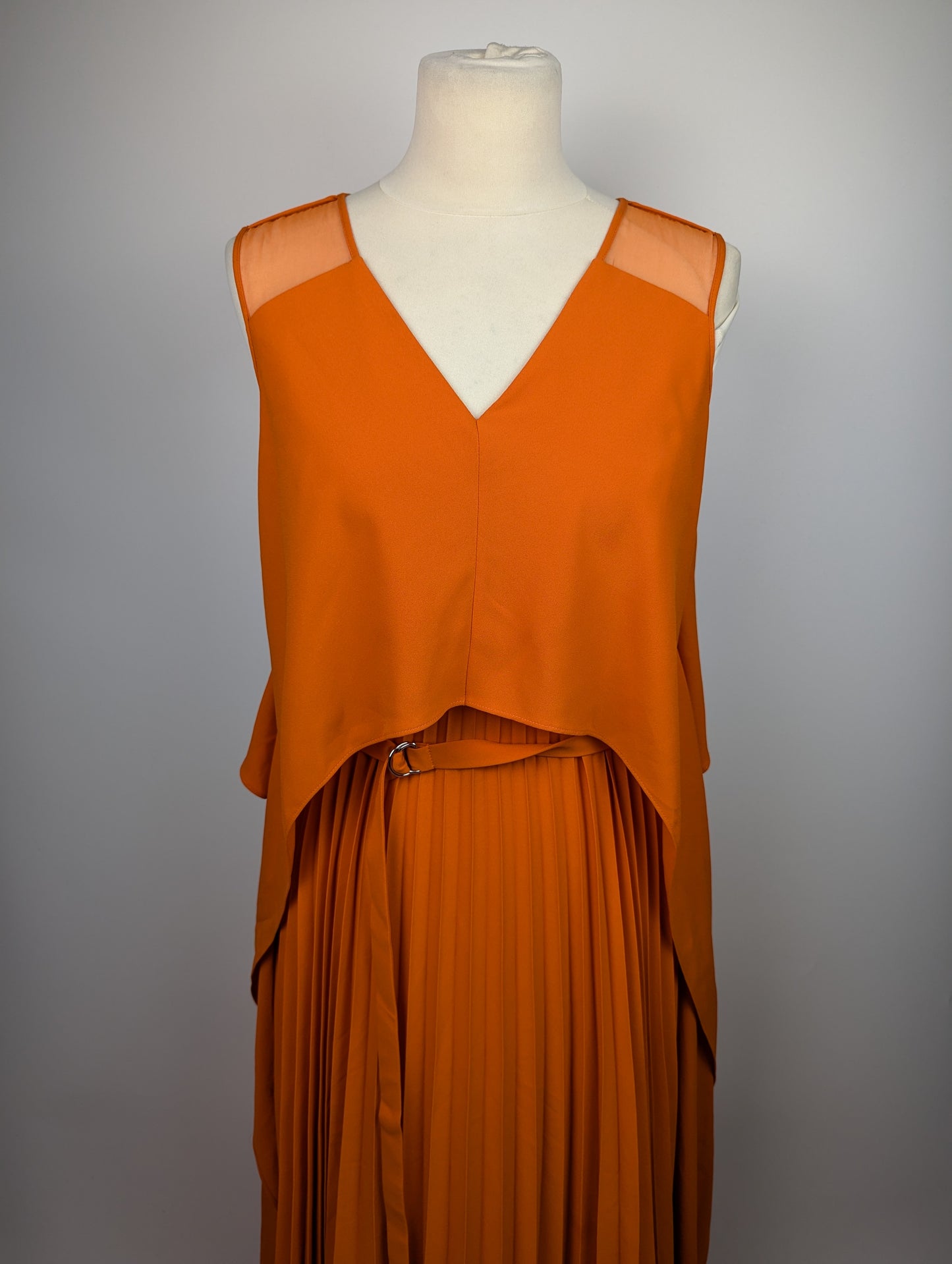 Hugo Boss Dilekena Womens Formal Dress - Orange